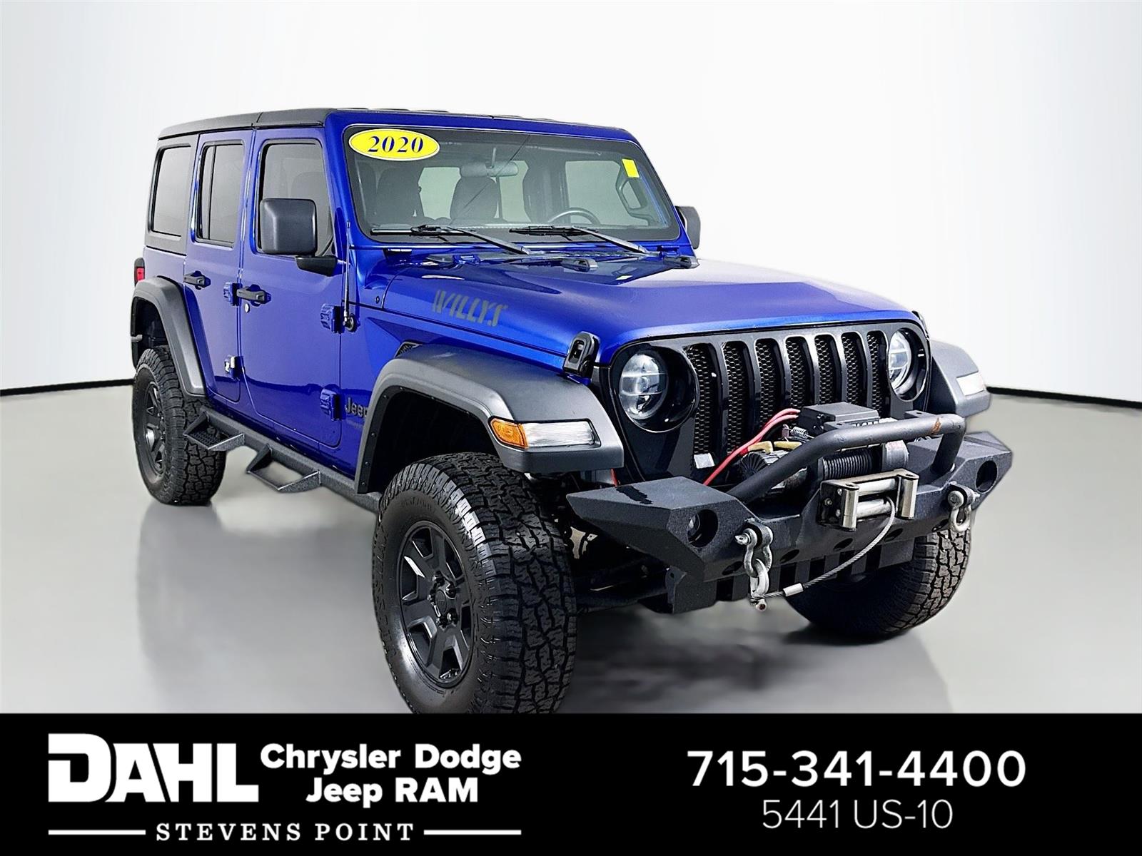 Ocean Blue Metallic Clearcoat 2020 Jeep Wrangler SUV / Crossover Four-Wheel Drive 8-Speed Automatic
