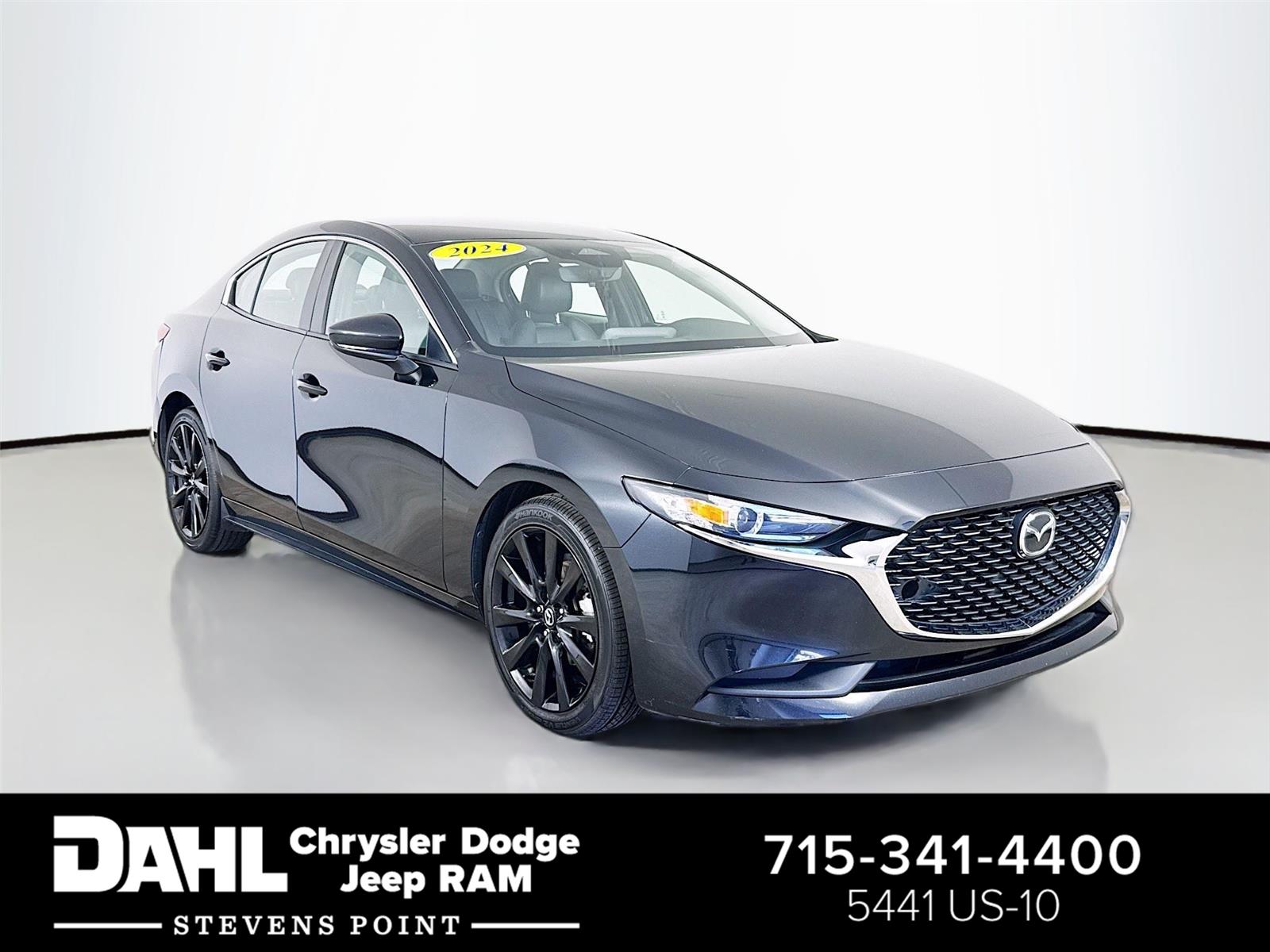 Jet Black Mica 2024 Mazda MAZDA3 Sedan Front-Wheel Drive Automatic