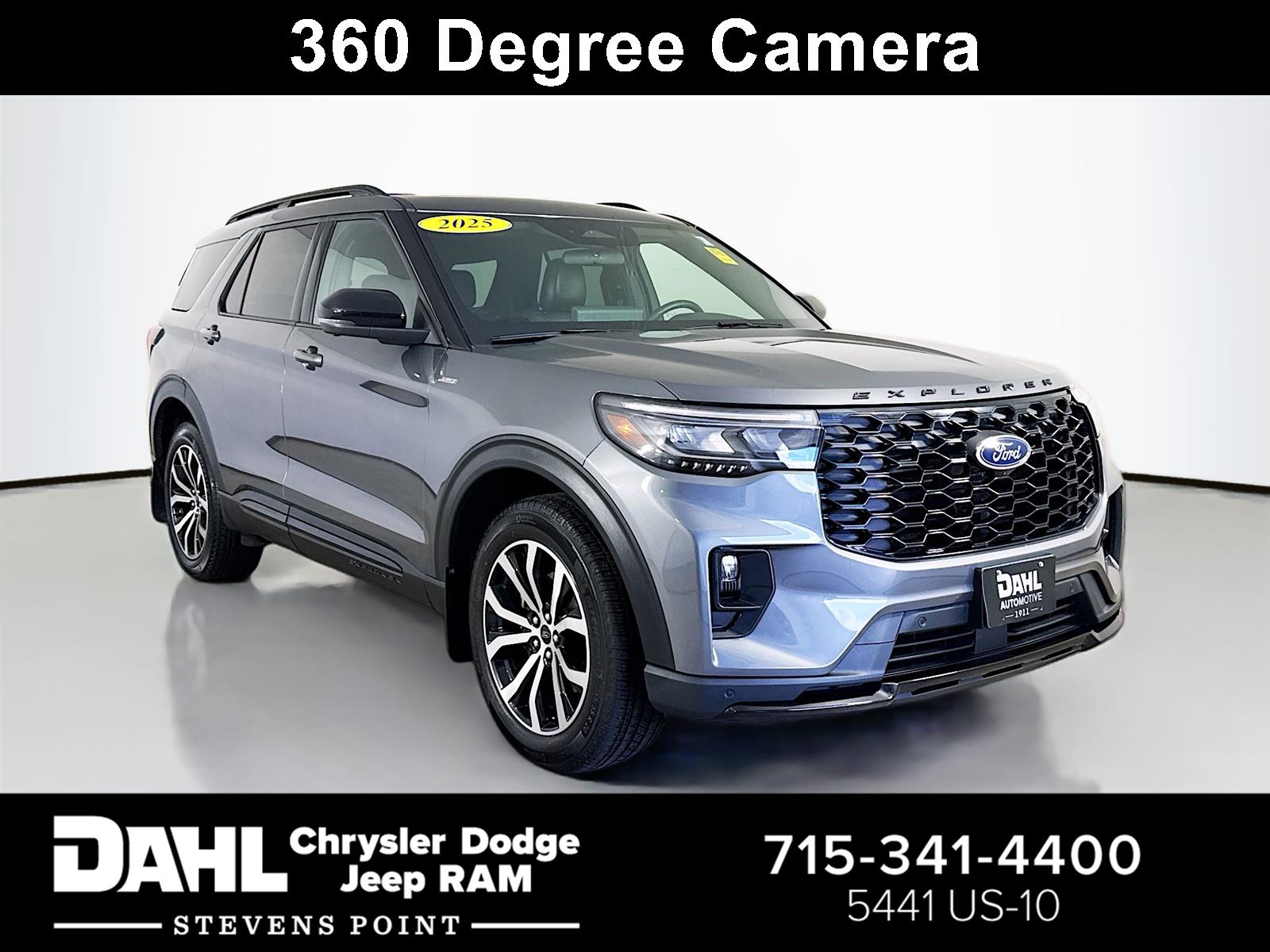 Carbonized Gray Metallic 2025 Ford Explorer SUV / Crossover All-Wheel Drive Automatic