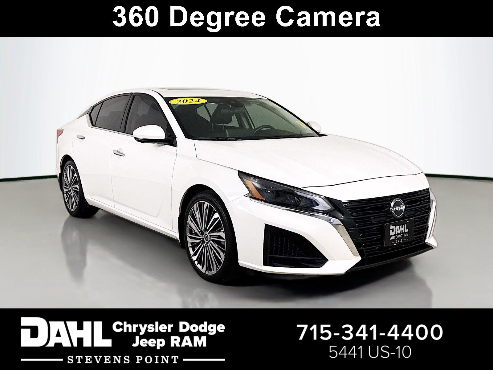 Pearl White Tricoat 2024 Nissan Altima Sedan Front-Wheel Drive Continuously Variable Transmission