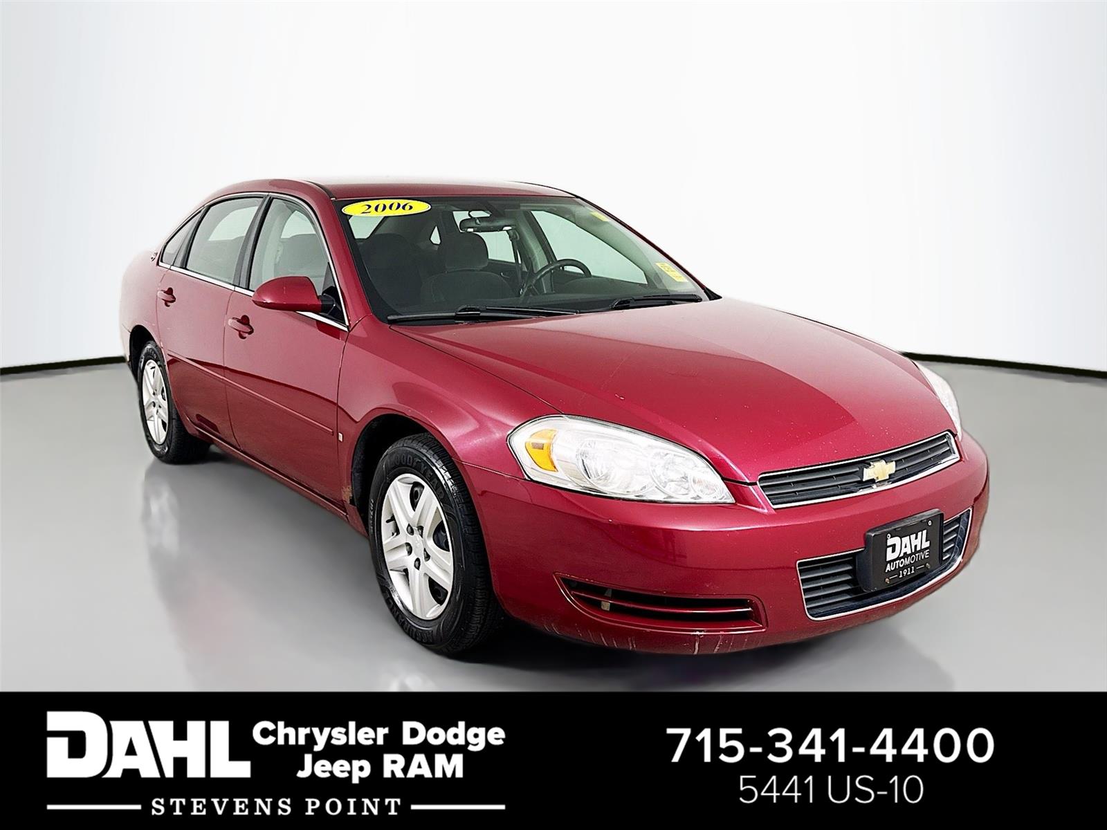 Sport Red Metallic 2006 Chevrolet Impala Sedan Front-Wheel Drive 4-Speed Automatic Overdrive