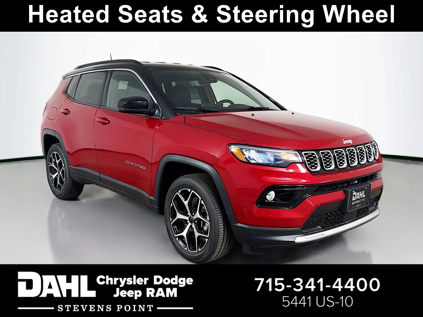 Red Hot Pearlcoat 2026 Jeep Compass SUV / Crossover Four-Wheel Drive 8-Speed Automatic
