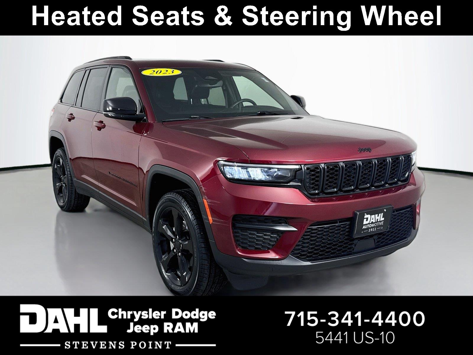 Velvet Red Pearlcoat 2023 Jeep Grand Cherokee SUV / Crossover Four-Wheel Drive 8-Speed Automatic