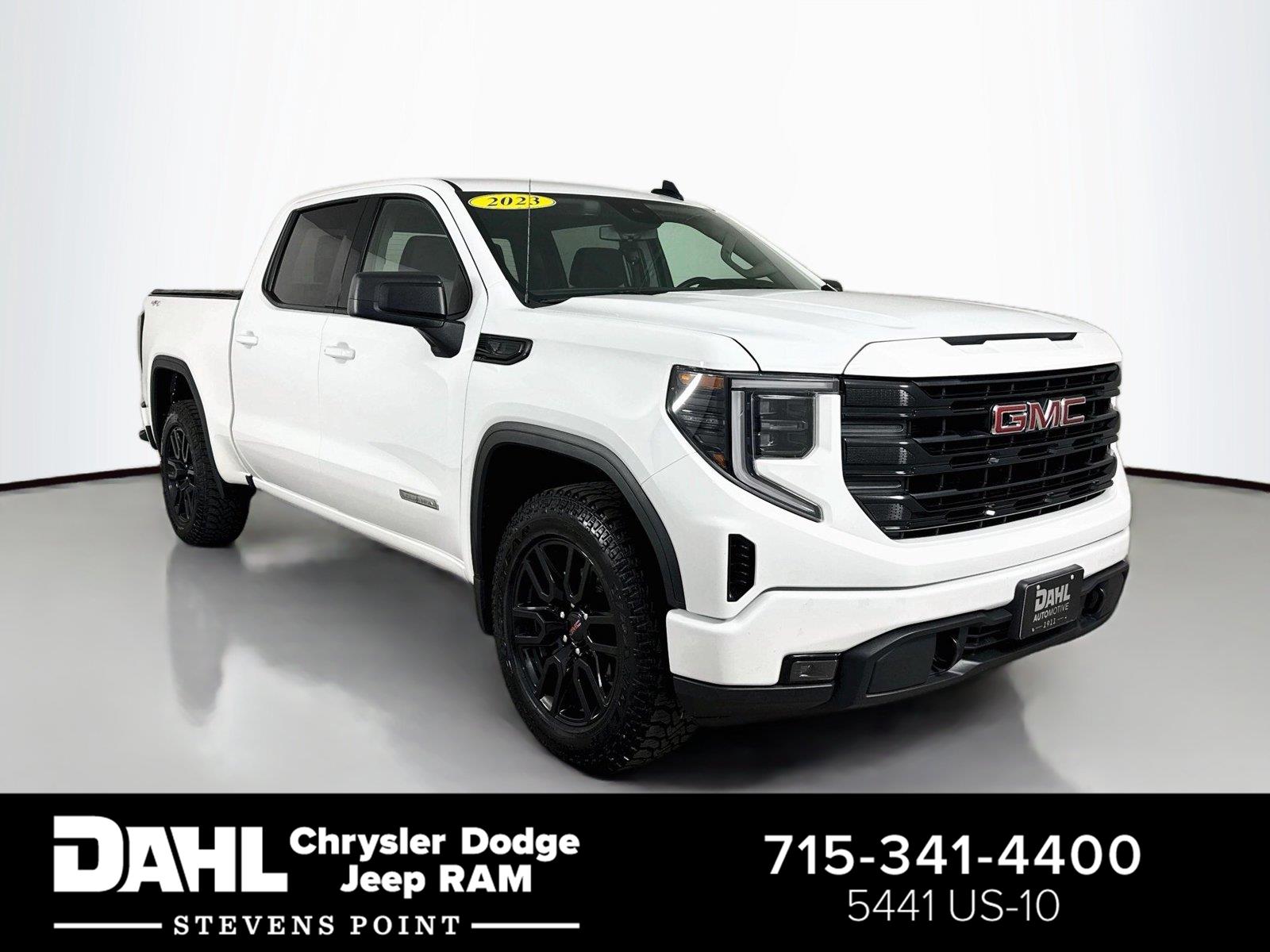 Summit White 2023 GMC Sierra 1500 Pickup Truck Four-Wheel Drive 8-Speed Automatic