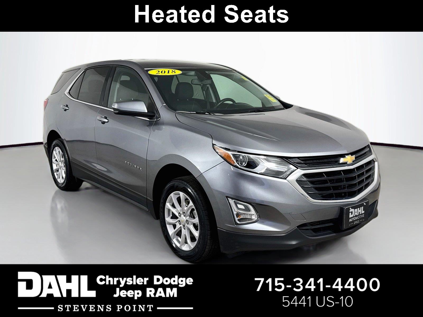 Gray (Satin Steel Metallic) 2018 Chevrolet Equinox SUV / Crossover Four-Wheel Drive 6-Speed Automatic Overdrive