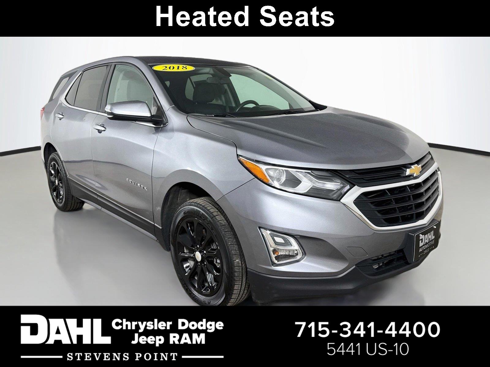 Gray (Satin Steel Metallic) 2018 Chevrolet Equinox SUV / Crossover Four-Wheel Drive 6-Speed Automatic Overdrive