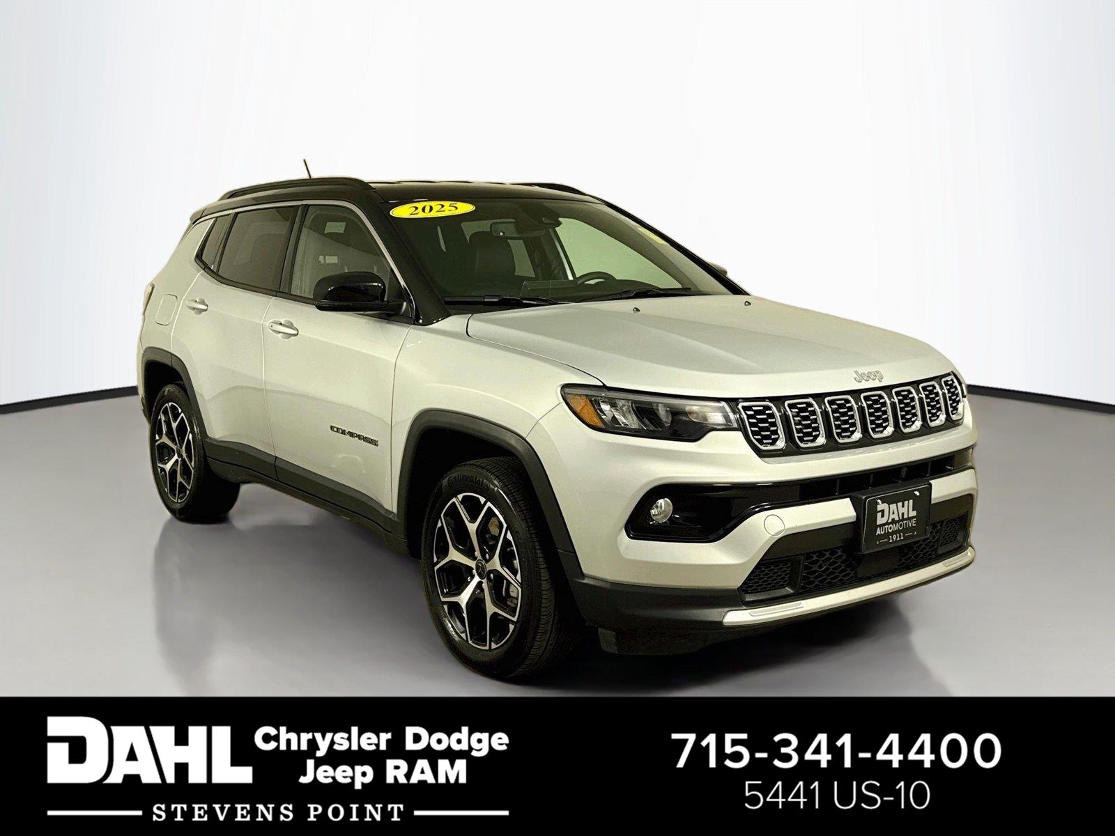 Silver Zynith Metallic Clearcoat 2025 Jeep Compass SUV / Crossover Four-Wheel Drive 8-Speed Automatic