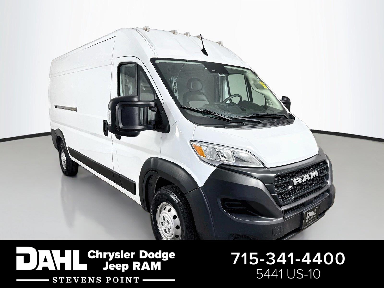 Bright White Clearcoat 2023 RAM ProMaster Van Front-Wheel Drive 9-Speed Automatic