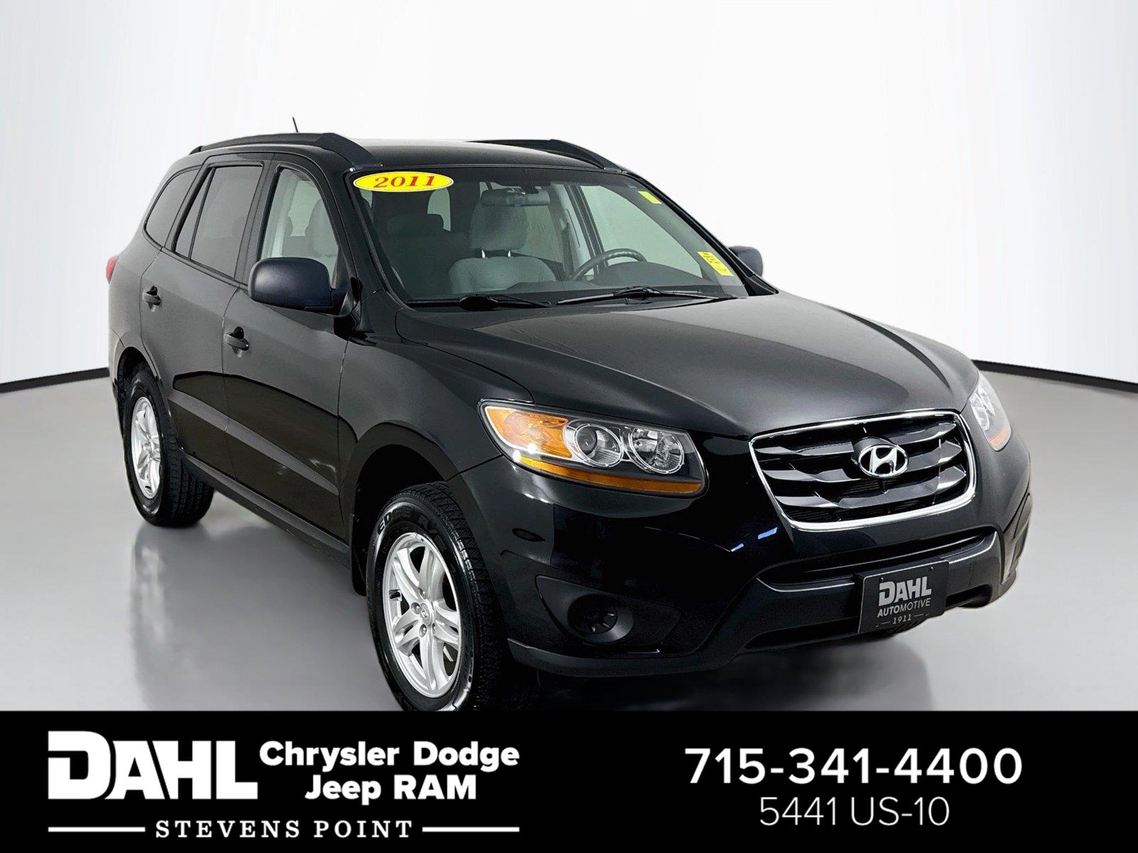 Phantom Black Metallic 2011 Hyundai Santa Fe SUV / Crossover All-Wheel Drive 