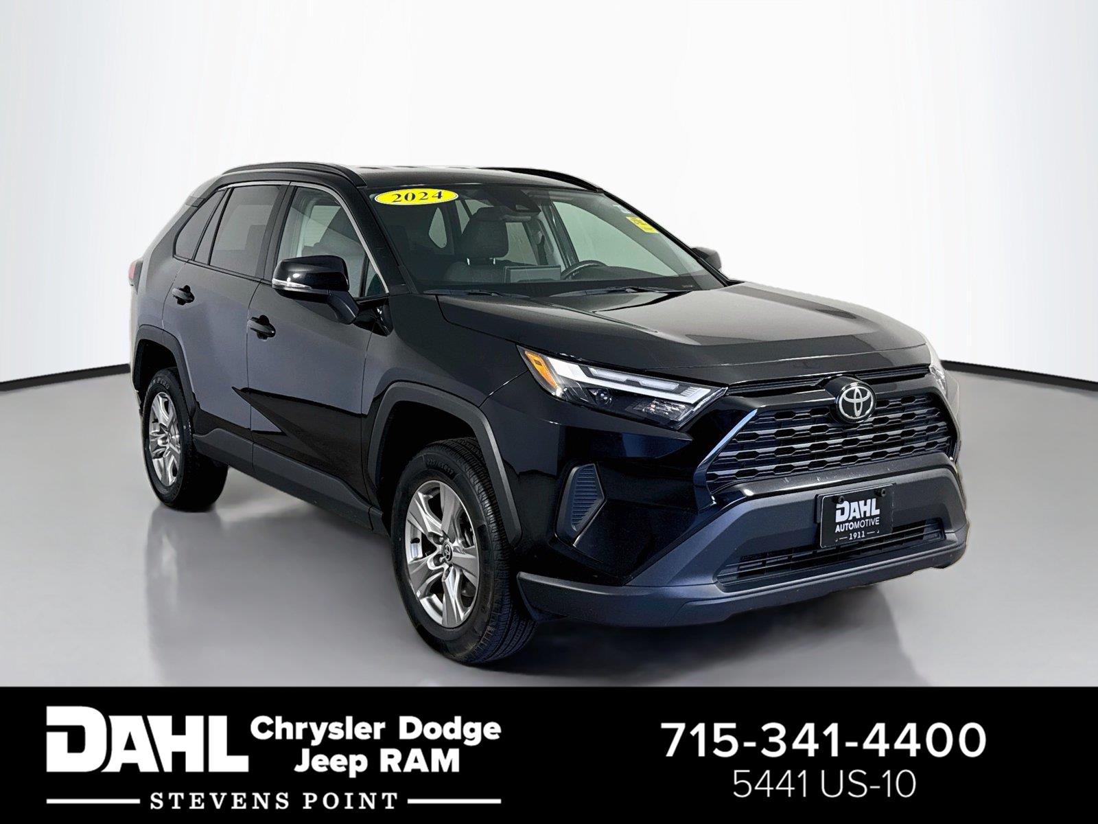 Midnight Black Metallic 2024 Toyota RAV4 SUV / Crossover Front-Wheel Drive Automatic