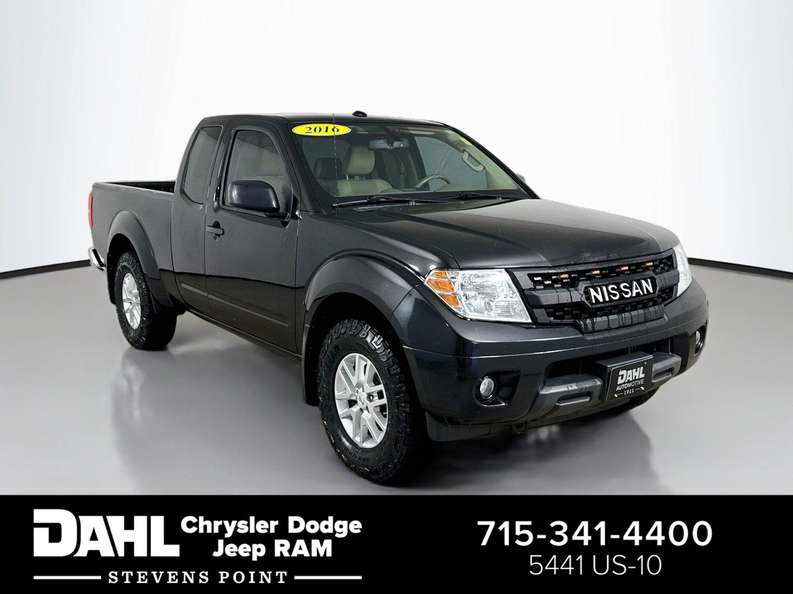Gray (Magnetic Black) 2016 Nissan Frontier Pickup Truck Four-Wheel Drive Automatic