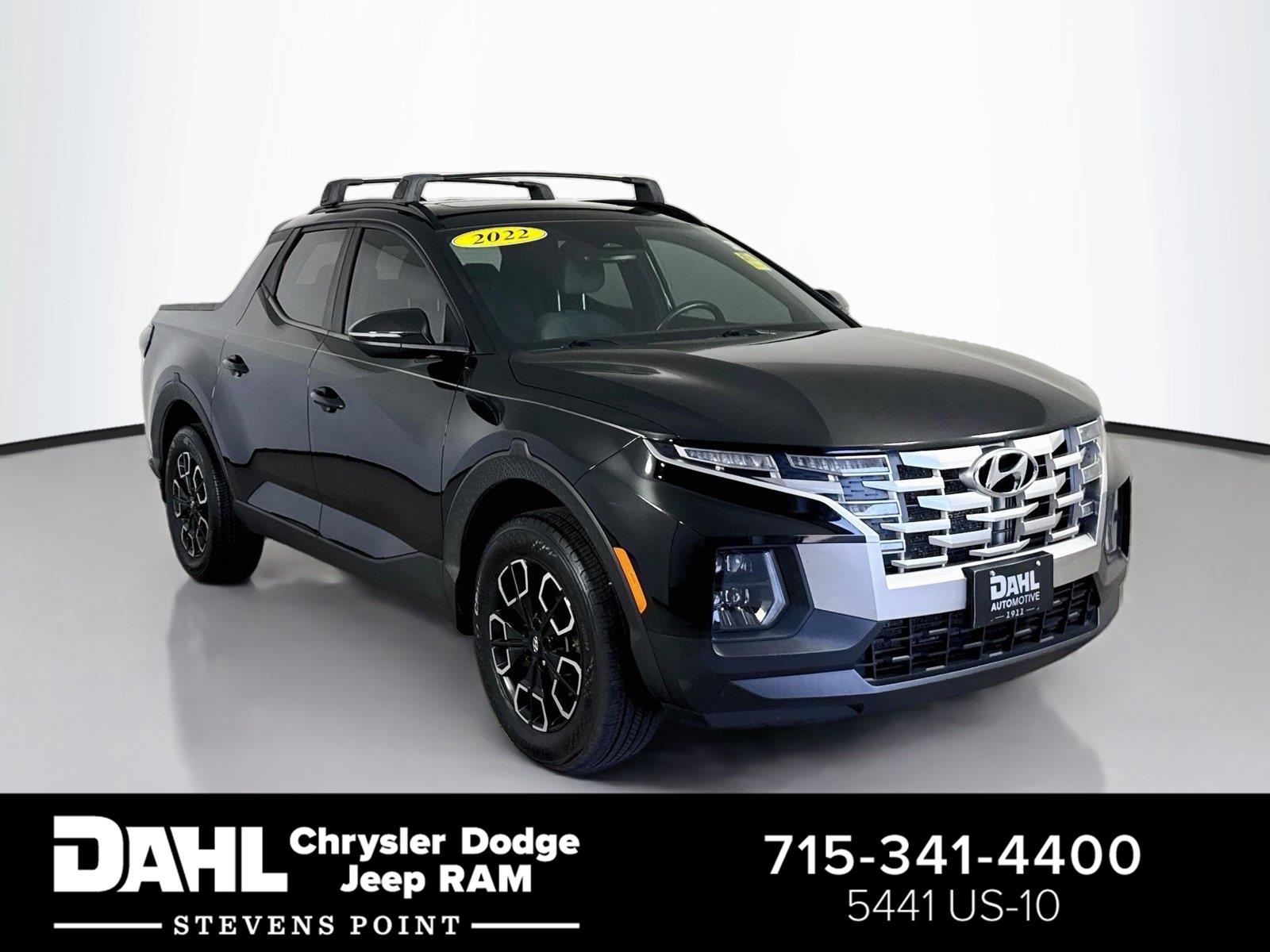 Phantom Black 2022 Hyundai Santa Cruz Pickup Truck All-Wheel Drive Automatic