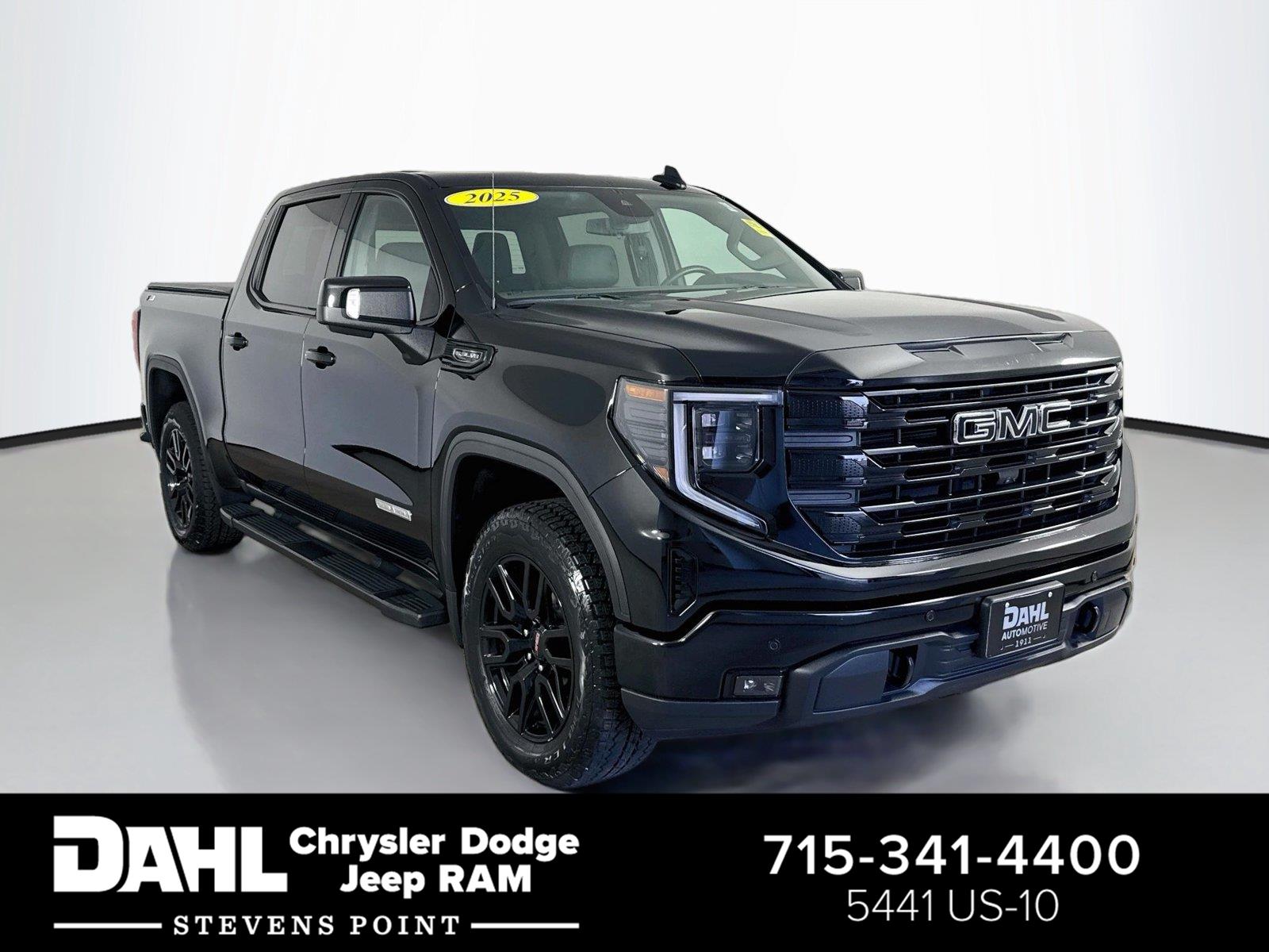 Onyx Black 2025 GMC Sierra 1500 Pickup Truck Four-Wheel Drive Automatic