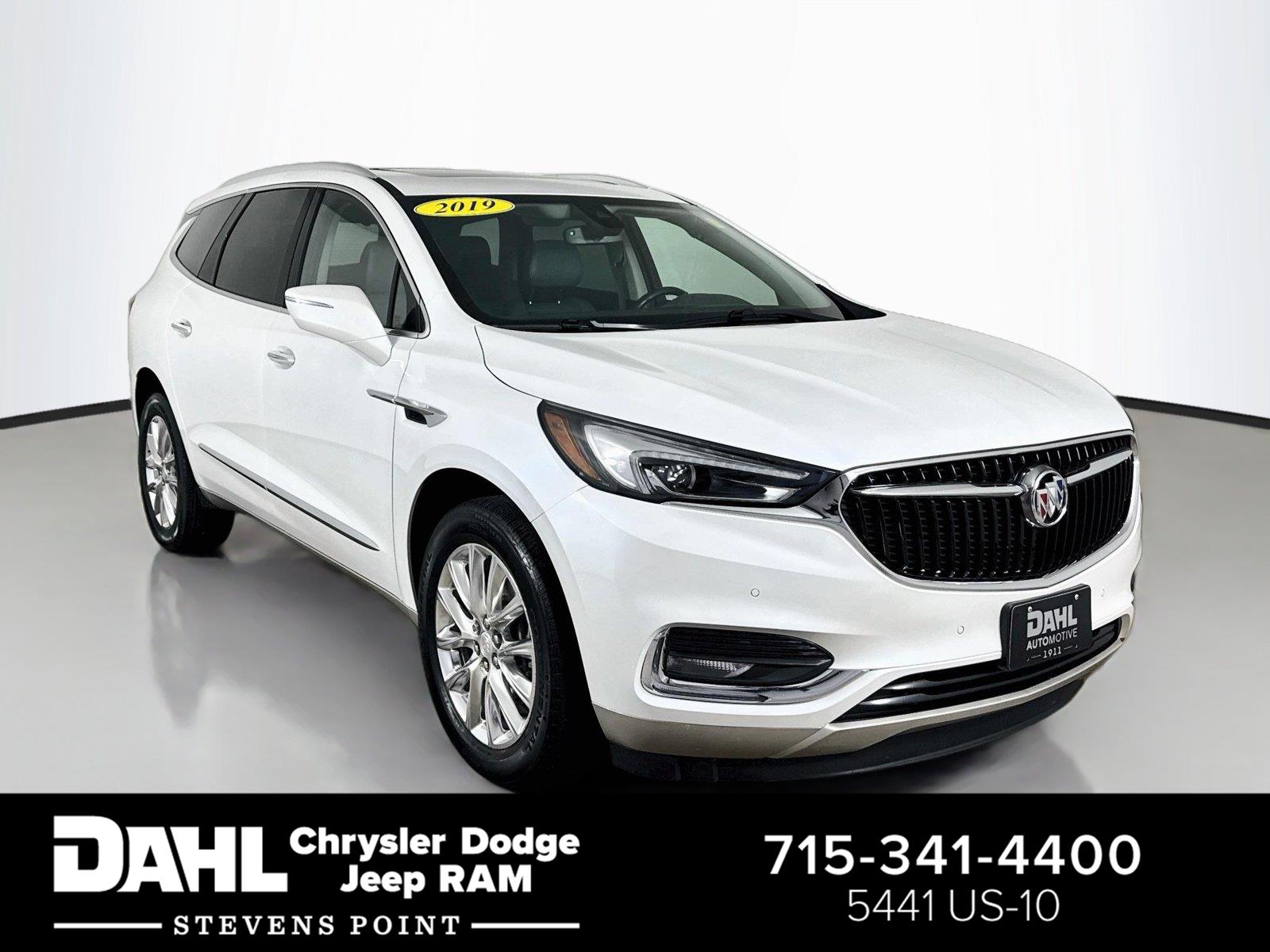 White Frost Tricoat 2019 Buick Enclave SUV / Crossover Four-Wheel Drive 9-Speed Automatic