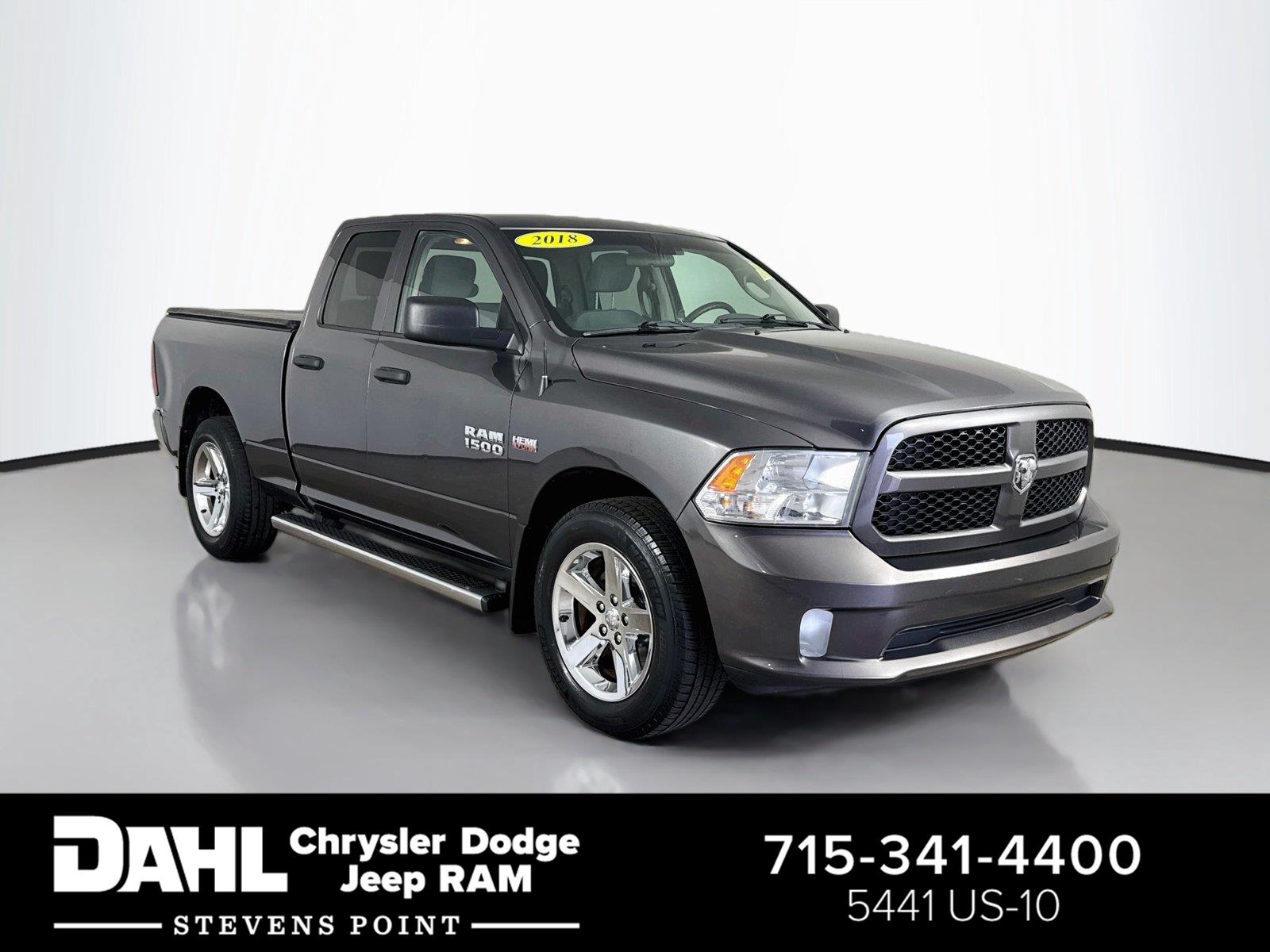 Granite Crystal Metallic 2018 RAM 1500 Pickup Truck Four-Wheel Drive 6-Speed Automatic