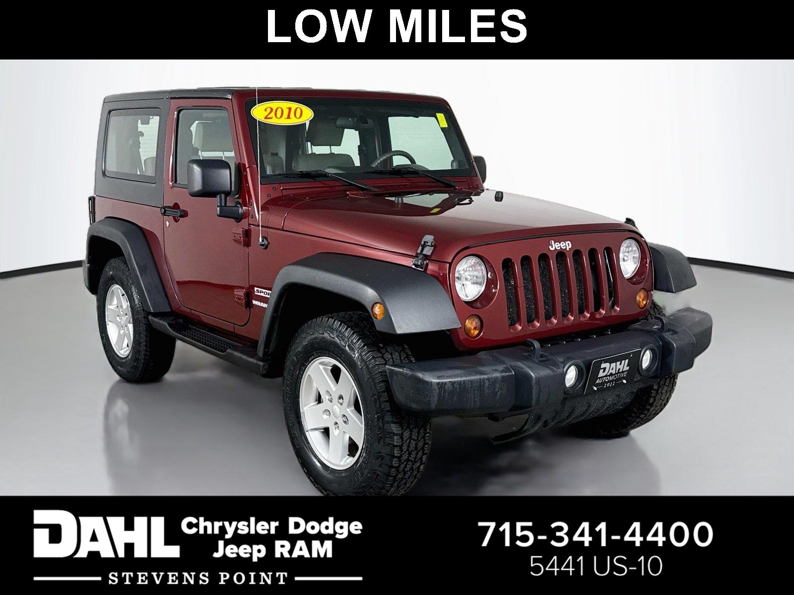Red Rock Crystal Pearl 2010 Jeep Wrangler SUV / Crossover Four-Wheel Drive 6-Speed Manual