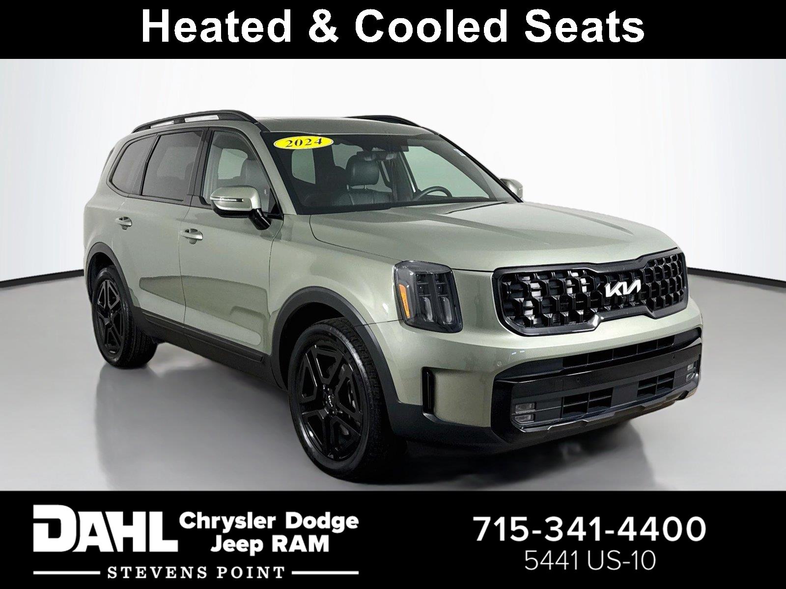 Jungle Green 2024 Kia Telluride SUV / Crossover All-Wheel Drive Automatic