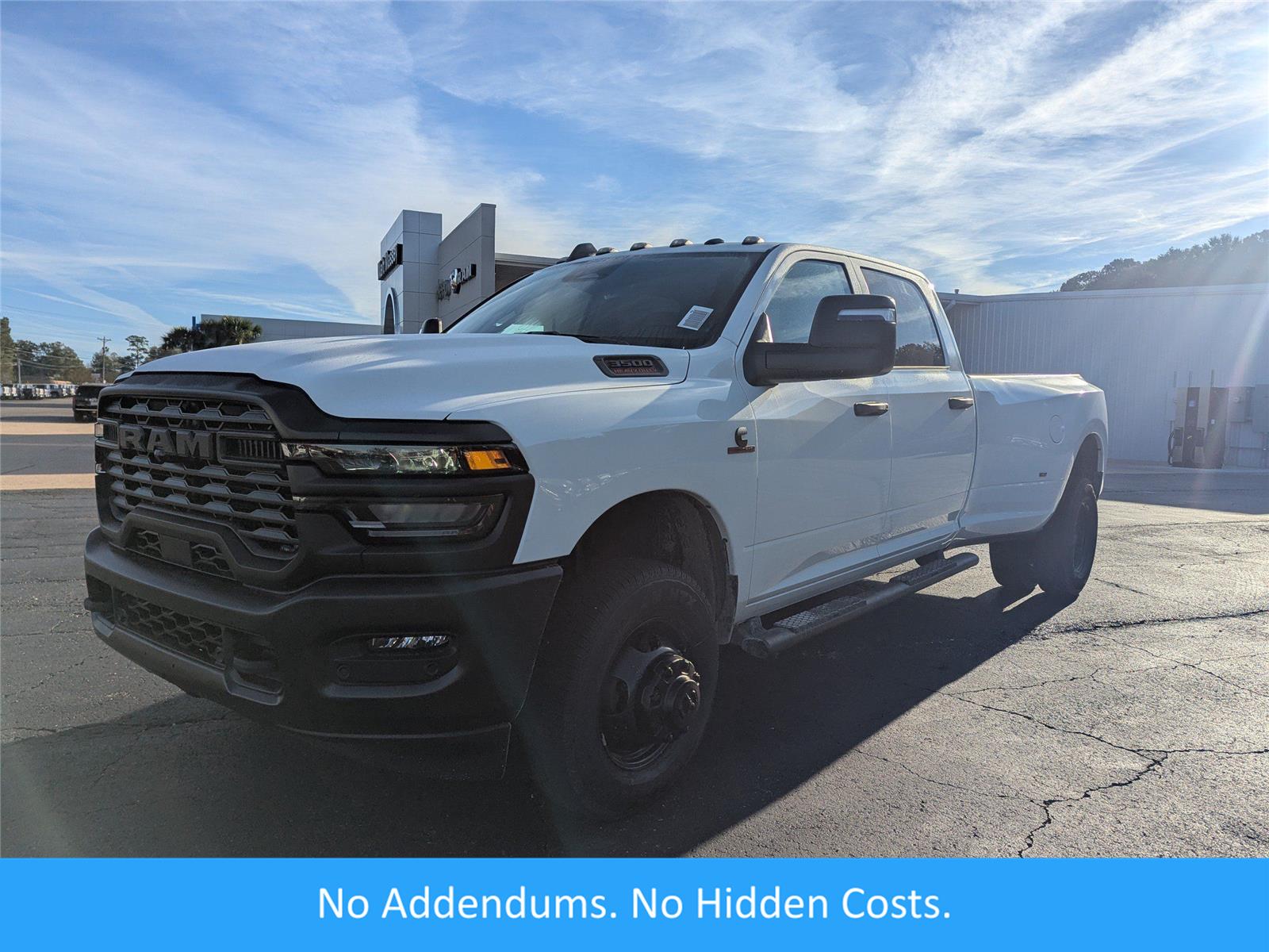 Bright White Clearcoat 2026 RAM 3500 Tradesman Crew Cab LB DRW 4WD Pickup Truck Four-Wheel Drive 8-Speed Automatic