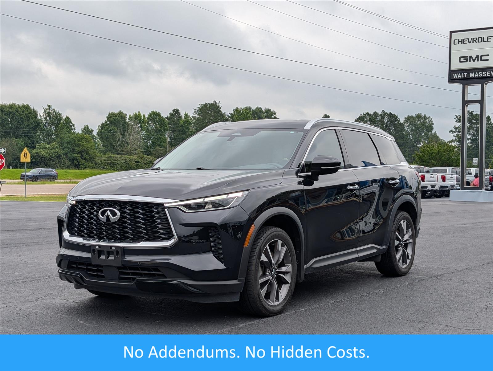 Mineral Black 2023 INFINITI QX60 Luxe AWD SUV / Crossover All-Wheel Drive Automatic