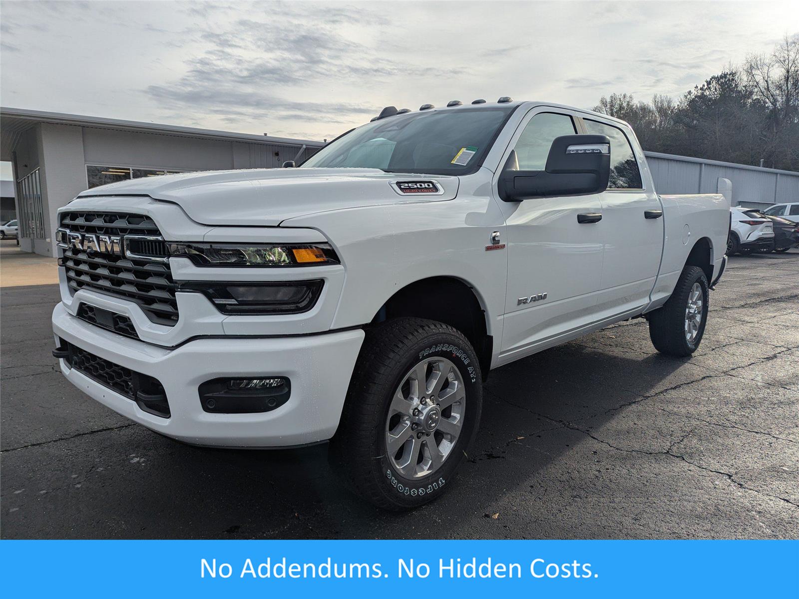 Bright White Clearcoat 2026 RAM 2500 Big Horn Crew Cab 4WD Pickup Truck Four-Wheel Drive 8-Speed Automatic
