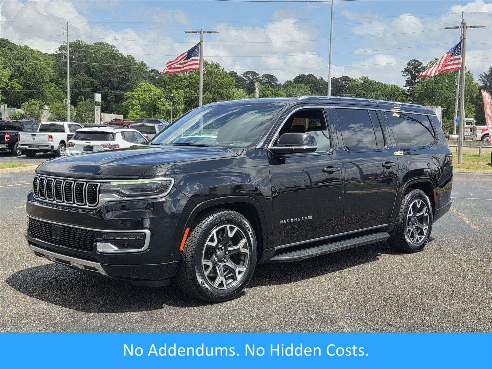 Diamond Black Crystal Pearlcoat 2024 Jeep Wagoneer L SUV / Crossover Four-Wheel Drive 8-Speed Automatic
