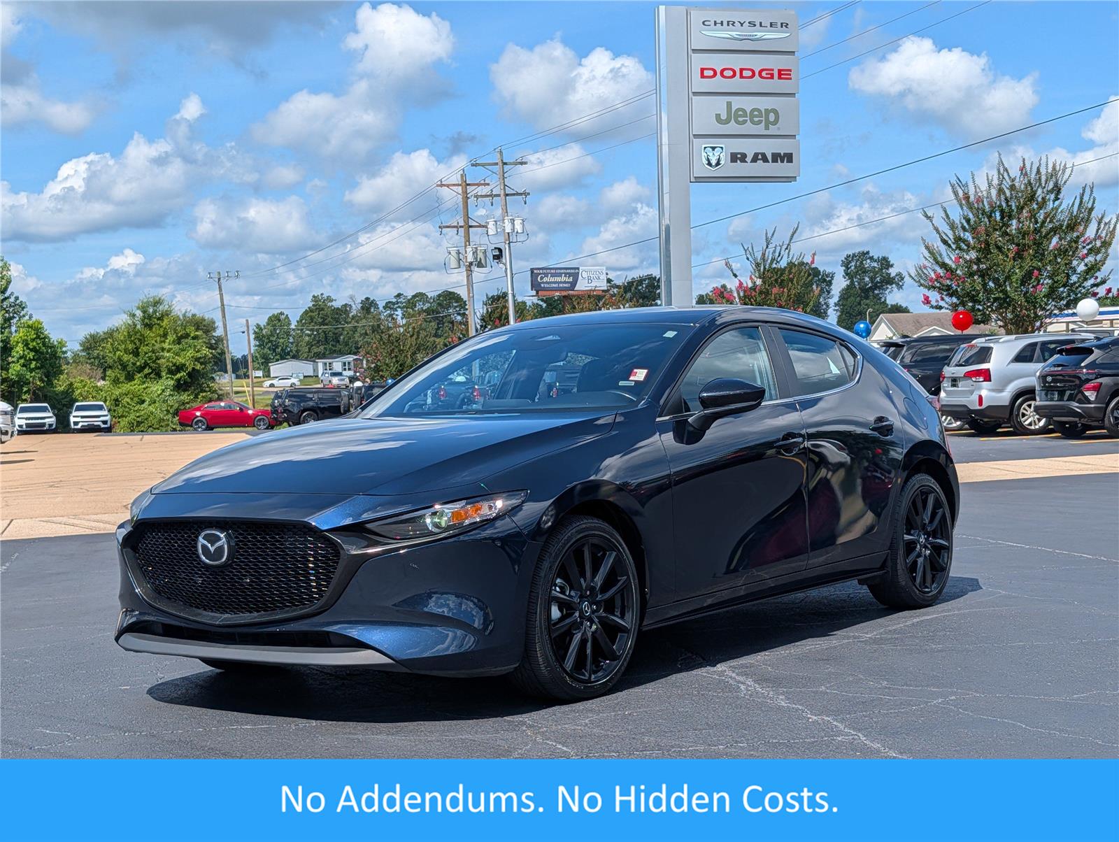 Deep Crystal Blue Mica 2025 Mazda MAZDA3 Hatchback Front-Wheel Drive Automatic