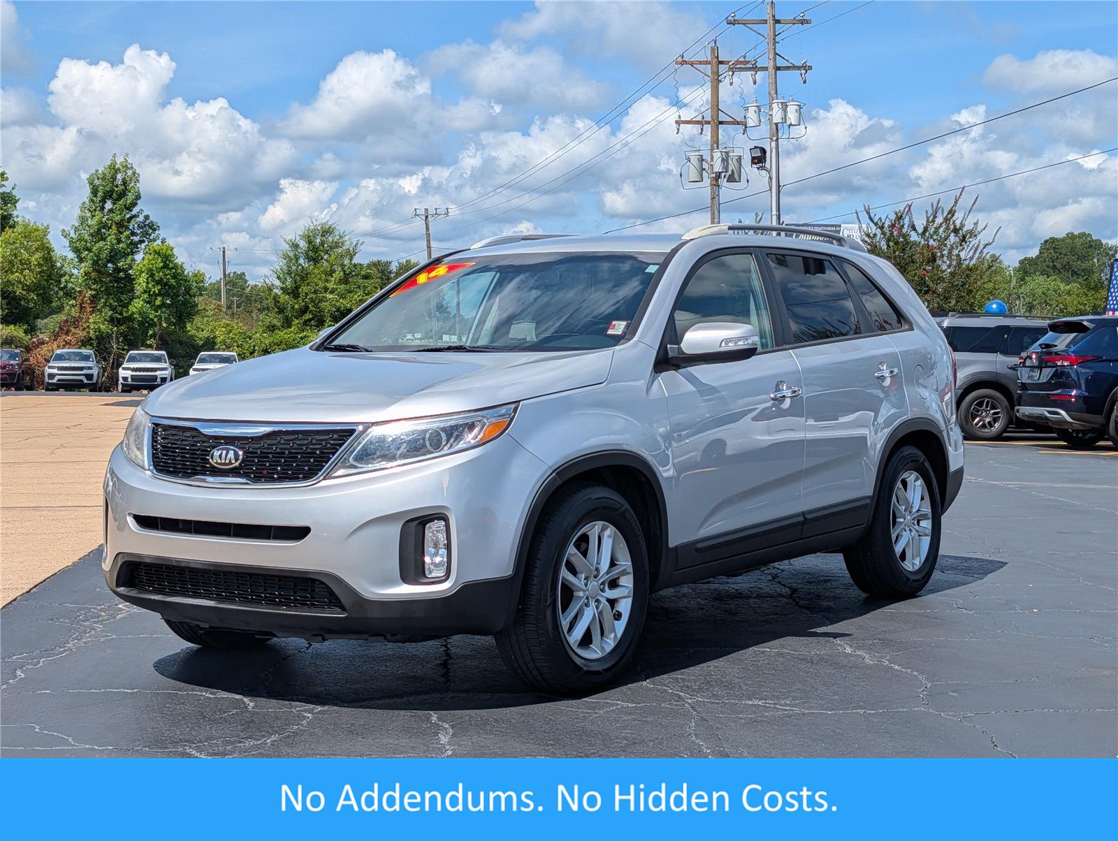 Bright Silver 2014 Kia Sorento SUV / Crossover Front-Wheel Drive 6-Speed Automatic