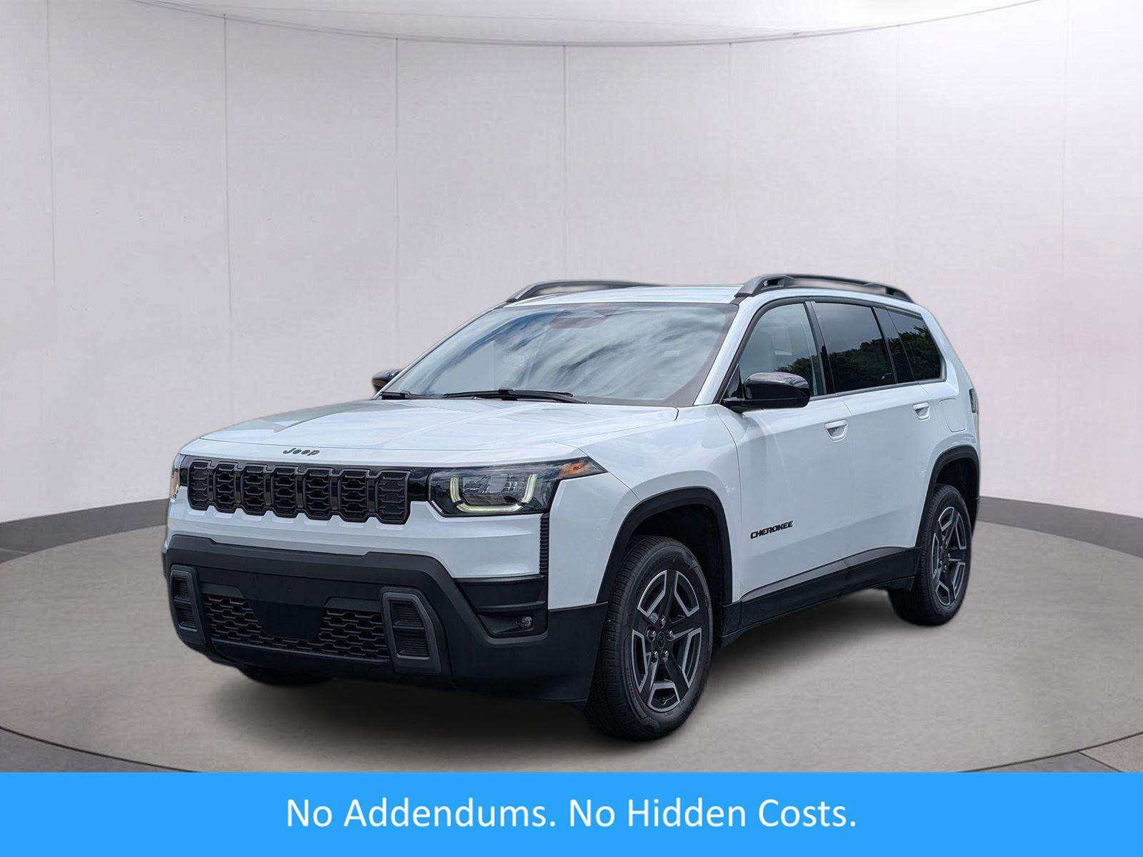 Bright White Clearcoat 2026 Jeep Cherokee SUV / Crossover Four-Wheel Drive Automatic