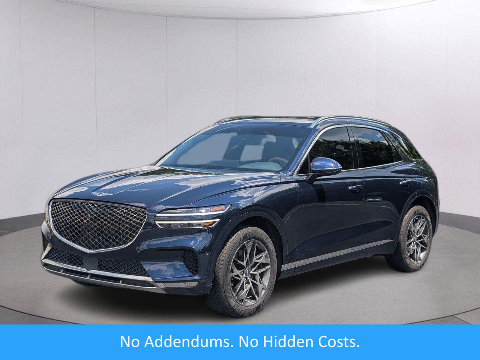 Adriatic Blue 2022 Genesis GV70 SUV / Crossover All-Wheel Drive Automatic