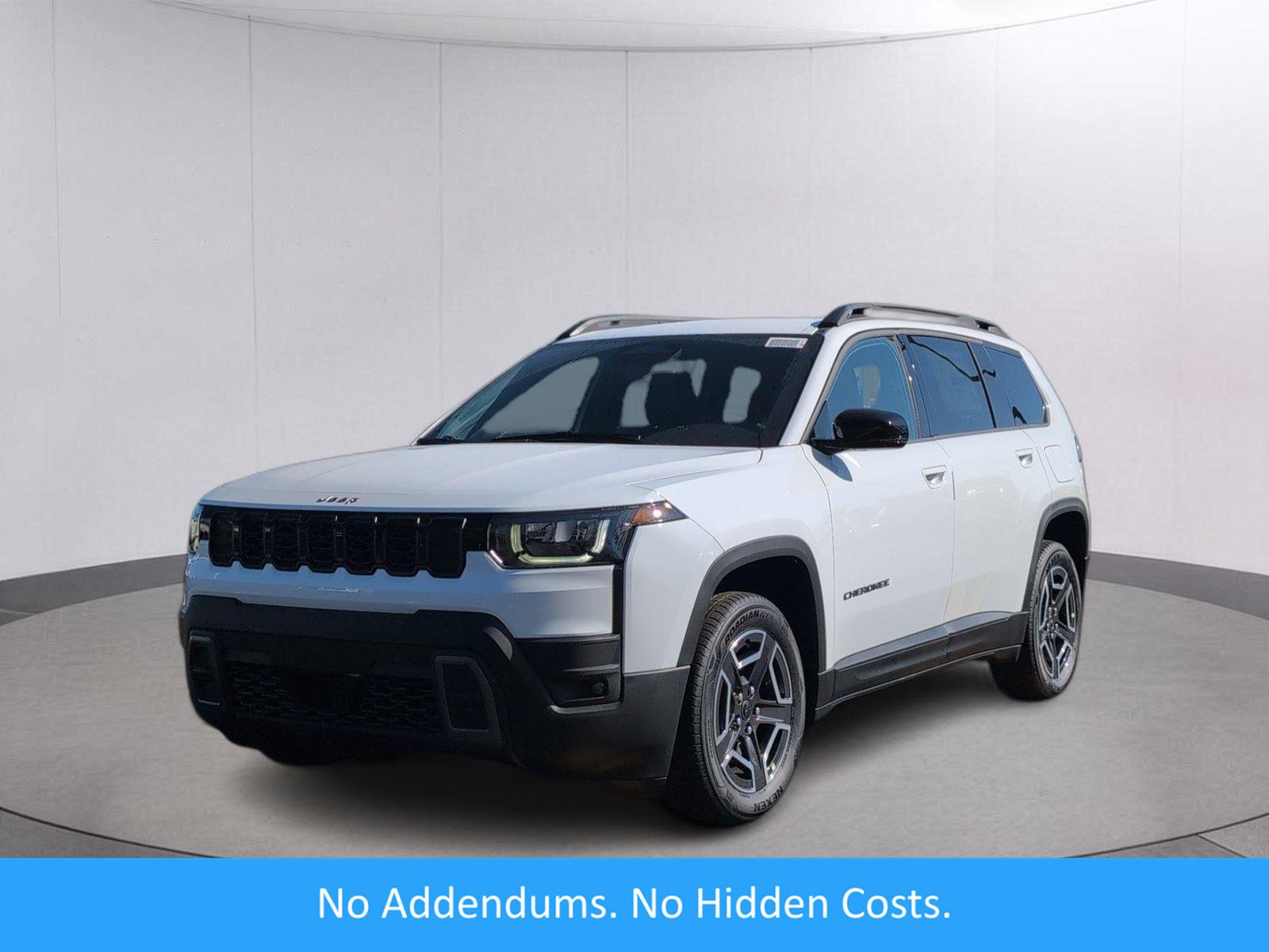 Bright White Clearcoat 2026 Jeep Cherokee SUV / Crossover Four-Wheel Drive Automatic