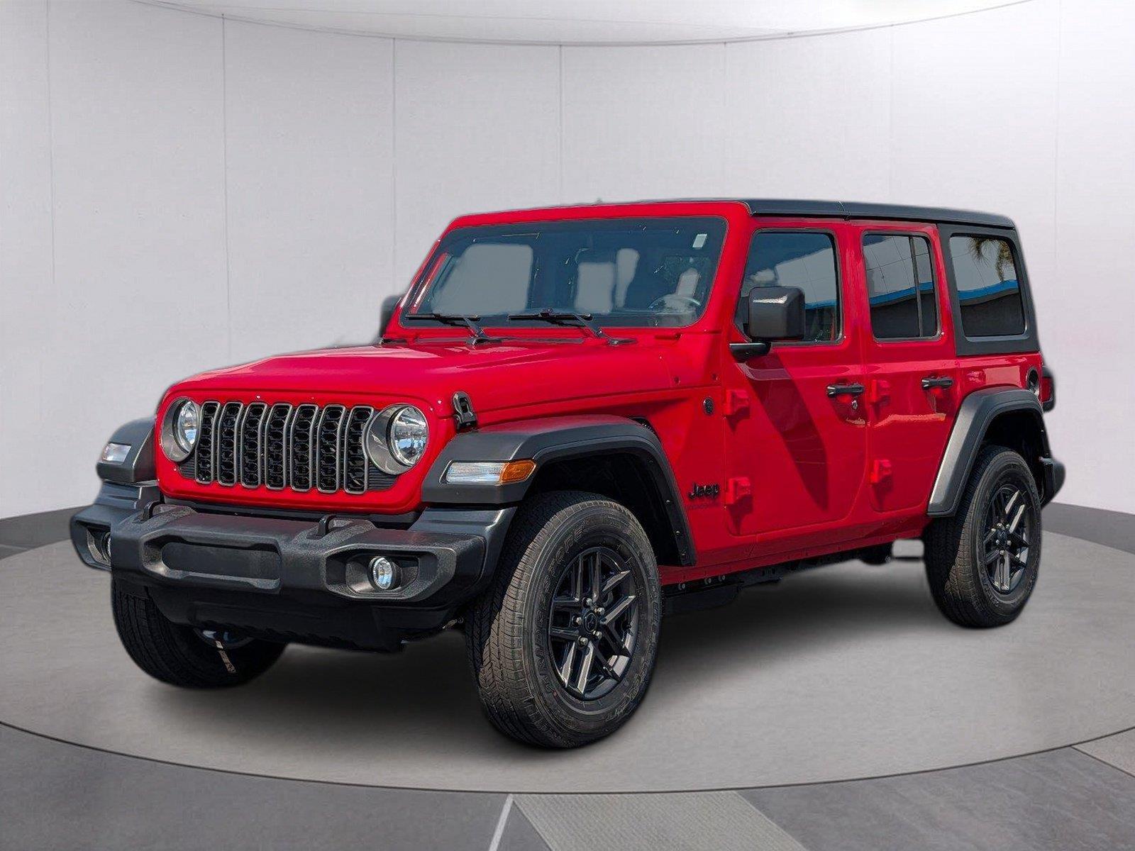 Firecracker Red Clearcoat 2026 Jeep Wrangler SUV / Crossover Four-Wheel Drive 8-Speed Automatic