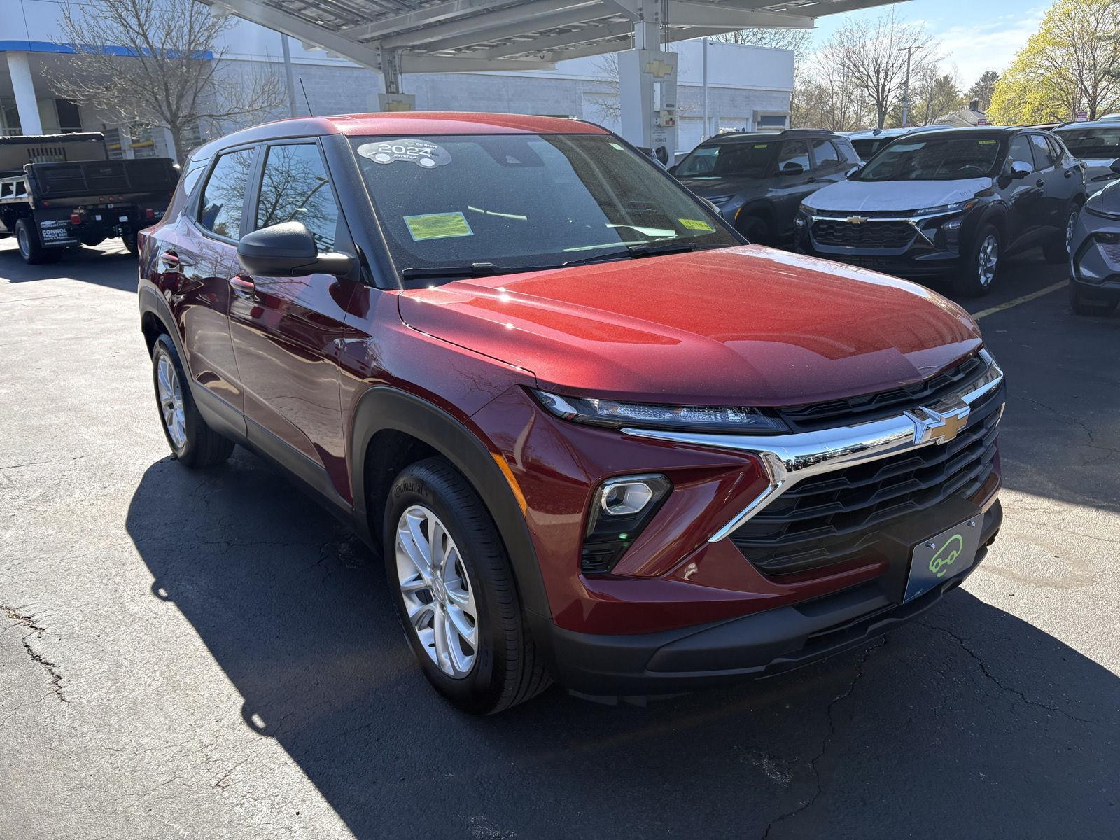 Red (Crimson Metallic) 2024 Chevrolet Trailblazer LS AWD SUV / Crossover Four-Wheel Drive 9-Speed Automatic