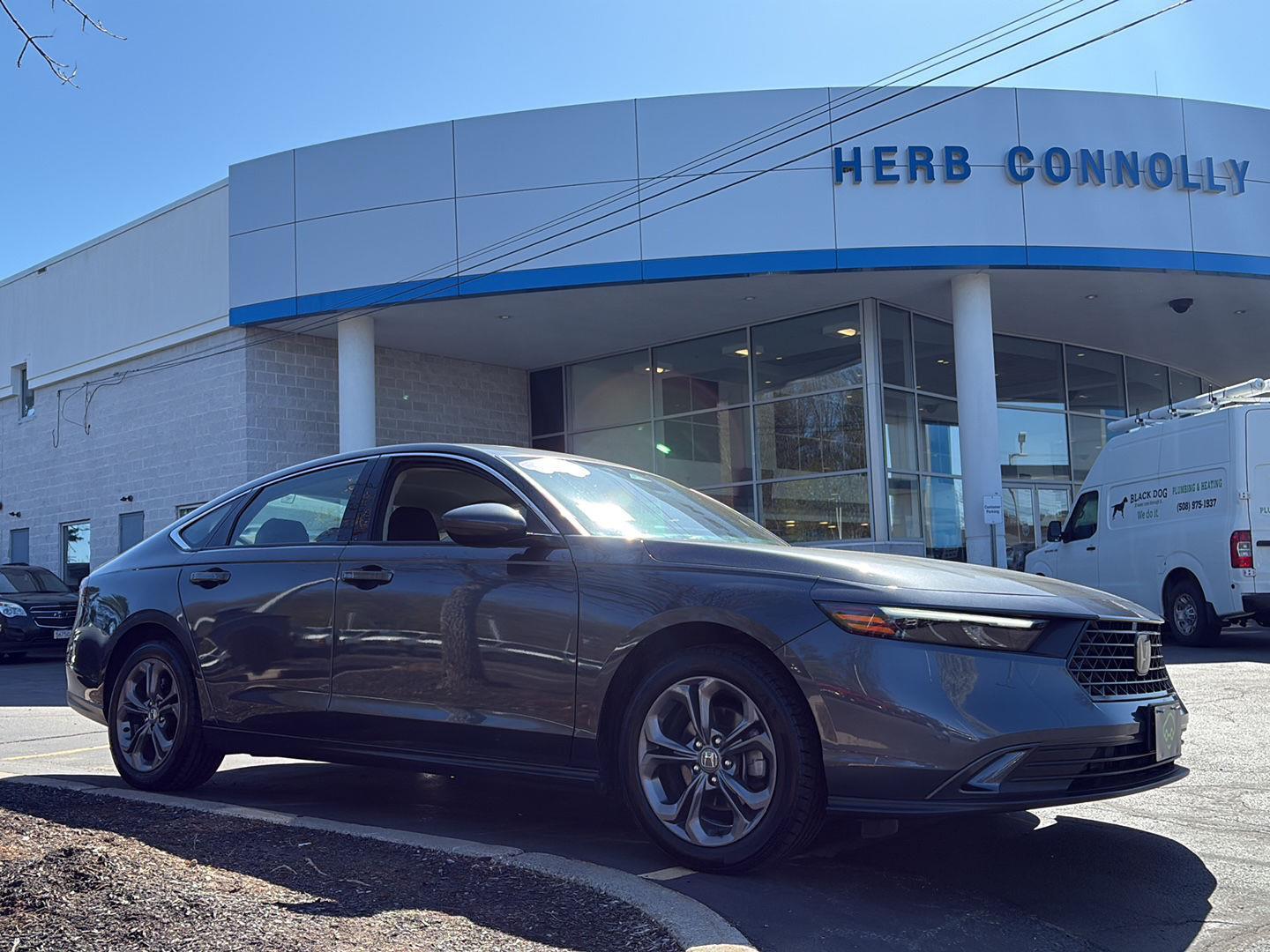 Meteorite Gray Metallic 2024 Honda Accord EX FWD Sedan Front-Wheel Drive Continuously Variable Transmission