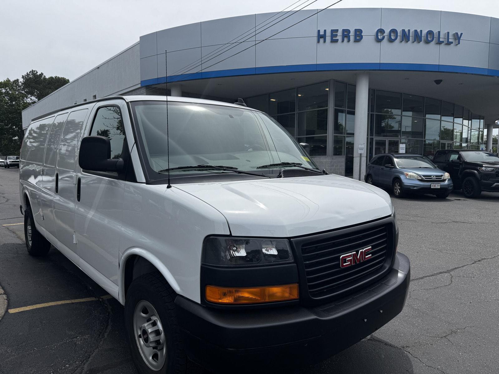 Summit White 2023 GMC Savana Cargo Van Rear-Wheel Drive 8-Speed Automatic