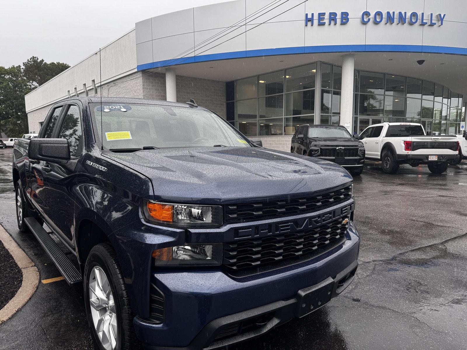 Northsky Blue Metallic 2021 Chevrolet Silverado 1500 Pickup Truck Four-Wheel Drive 8-Speed Automatic
