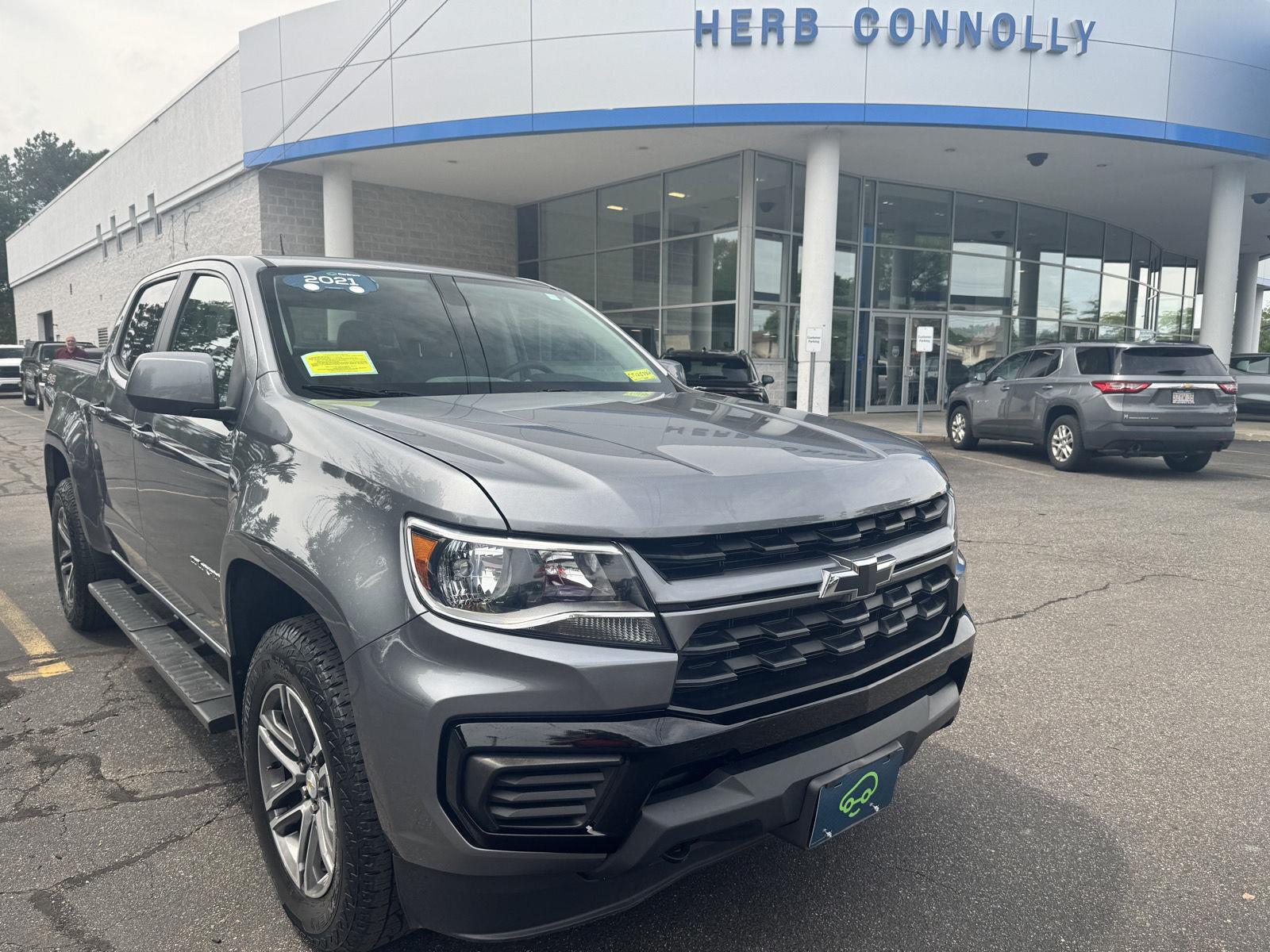 Gray (Satin Steel Metallic) 2021 Chevrolet Colorado Pickup Truck Four-Wheel Drive 8-Speed Automatic