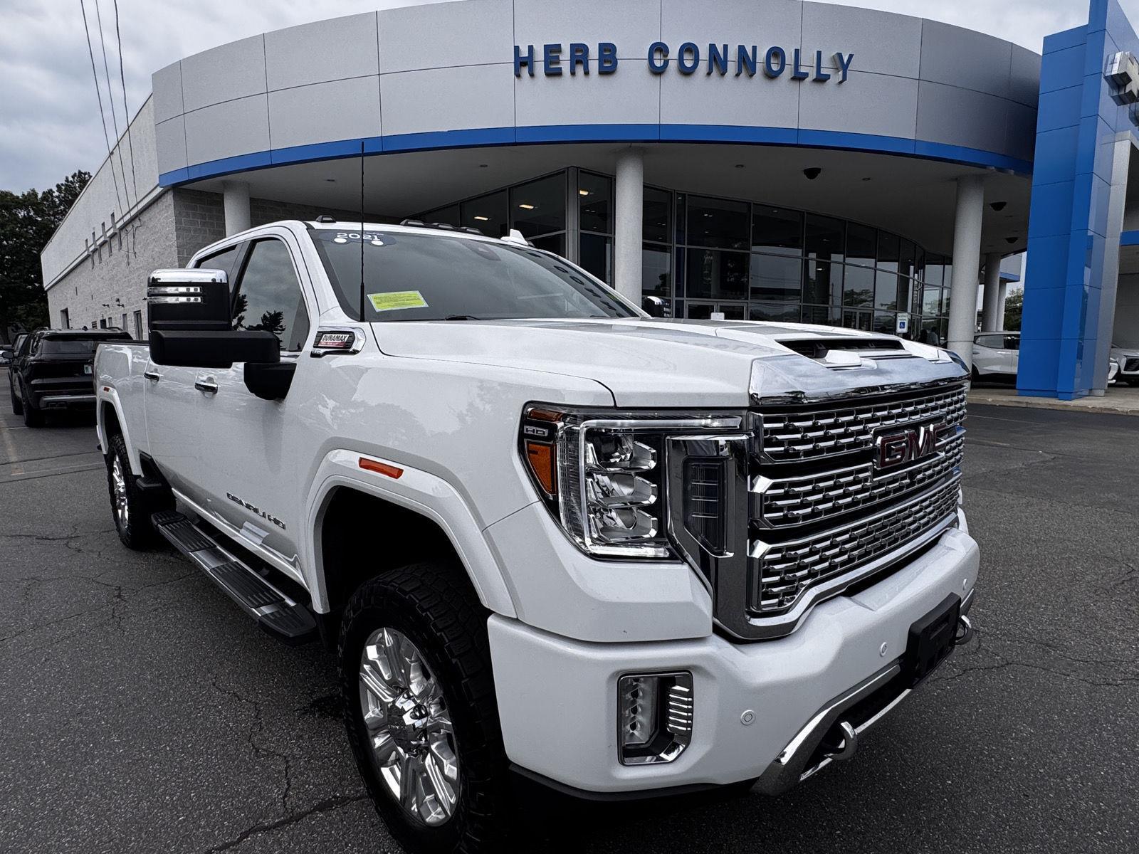 Summit White 2021 GMC Sierra 2500HD Pickup Truck Four-Wheel Drive Automatic