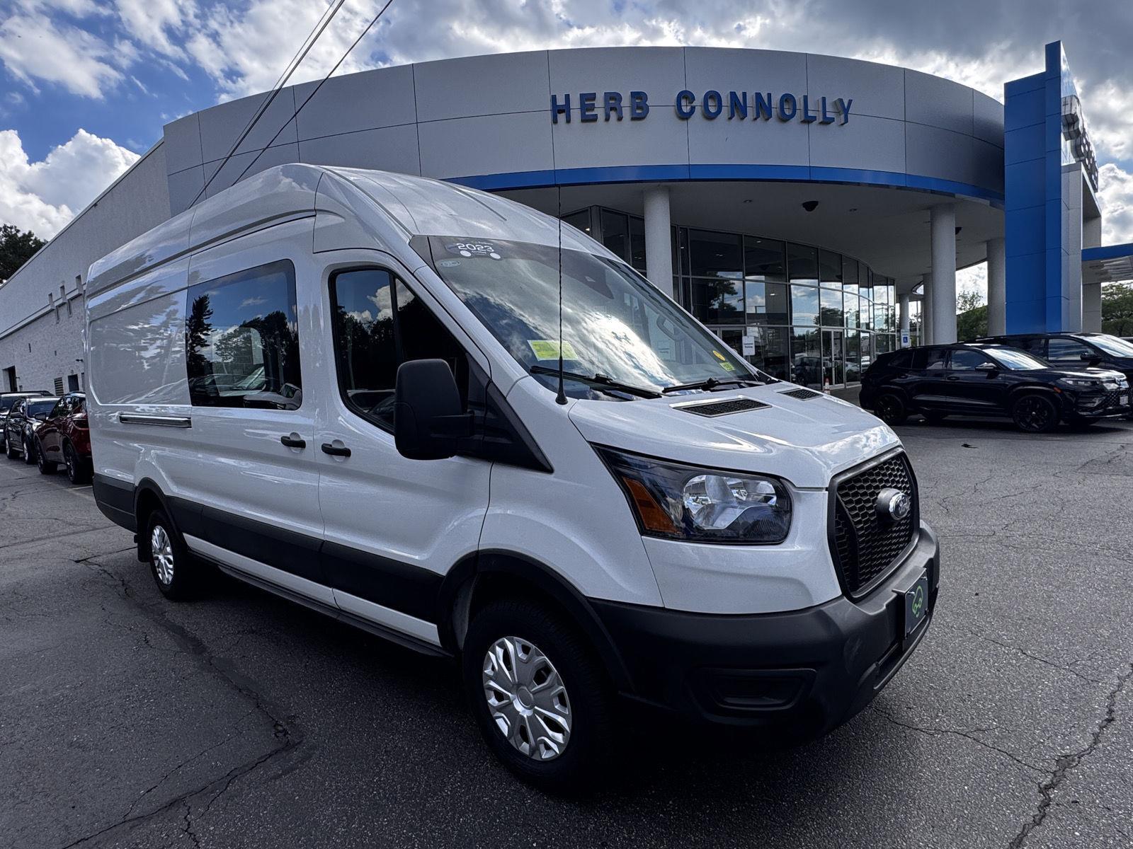 Oxford White 2023 Ford Transit Cargo Van Rear-Wheel Drive Automatic