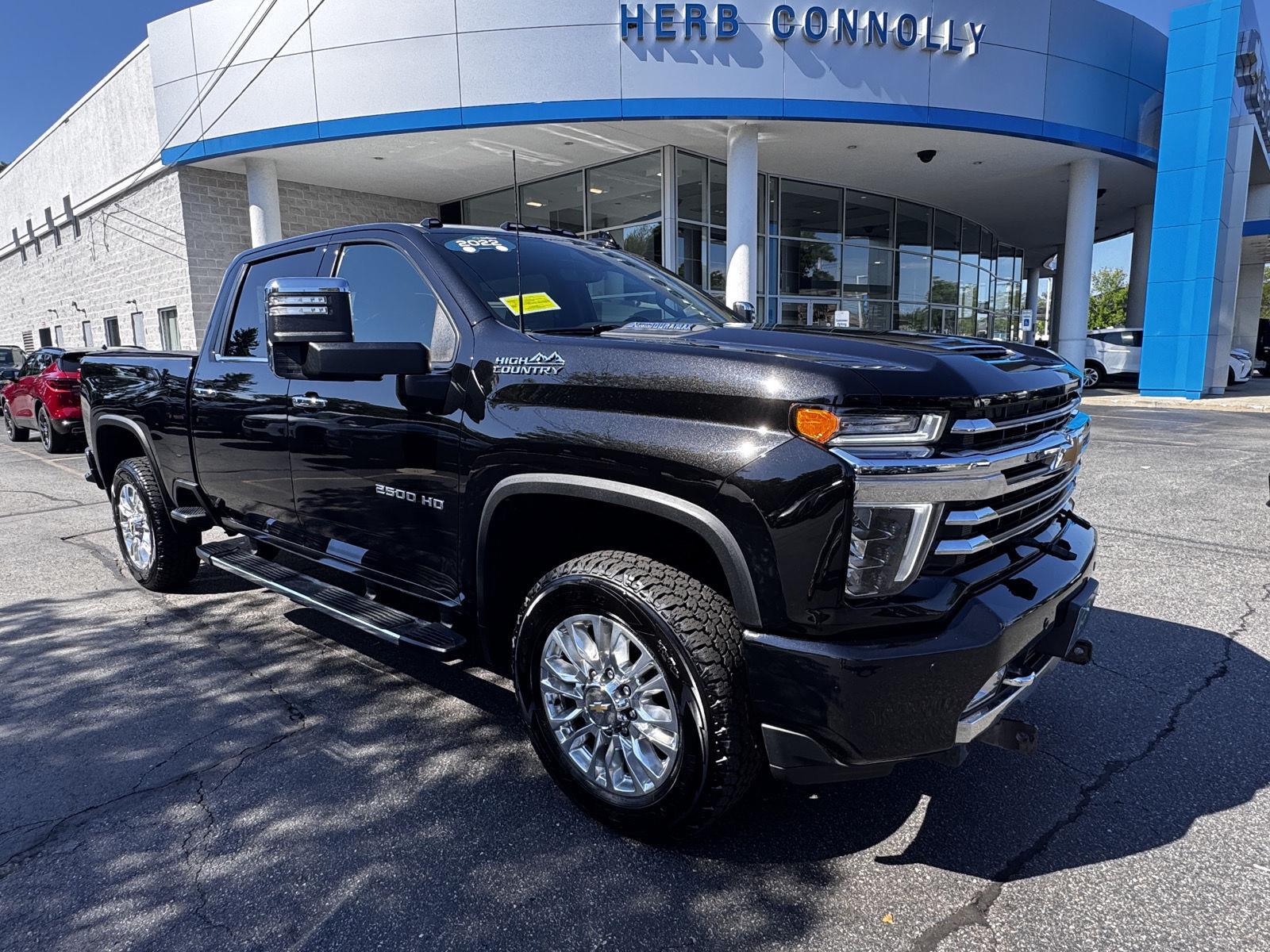 Mosaic Black Metallic 2022 Chevrolet Silverado 2500HD Pickup Truck Four-Wheel Drive Automatic