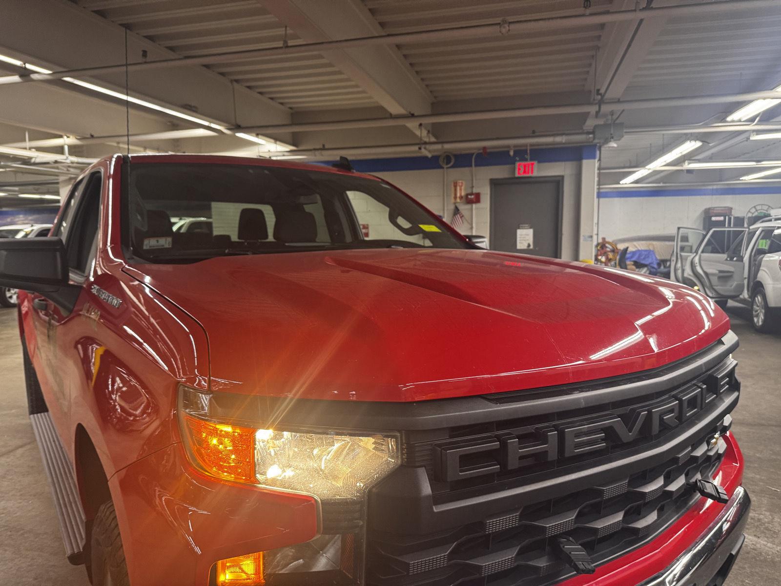 Red Hot 2022 Chevrolet Silverado 1500 Pickup Truck Four-Wheel Drive Automatic