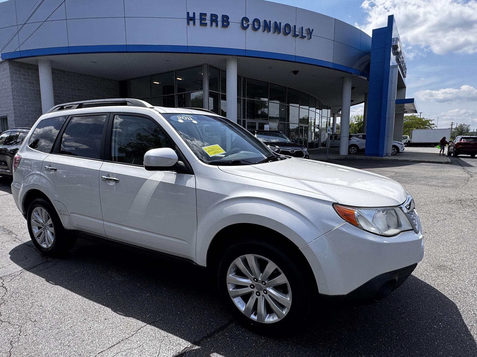 Satin White Pearl 2011 Subaru Forester SUV / Crossover All-Wheel Drive Automatic