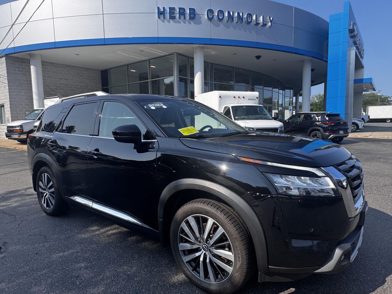 Super Black 2022 Nissan Pathfinder SUV / Crossover All-Wheel Drive Automatic