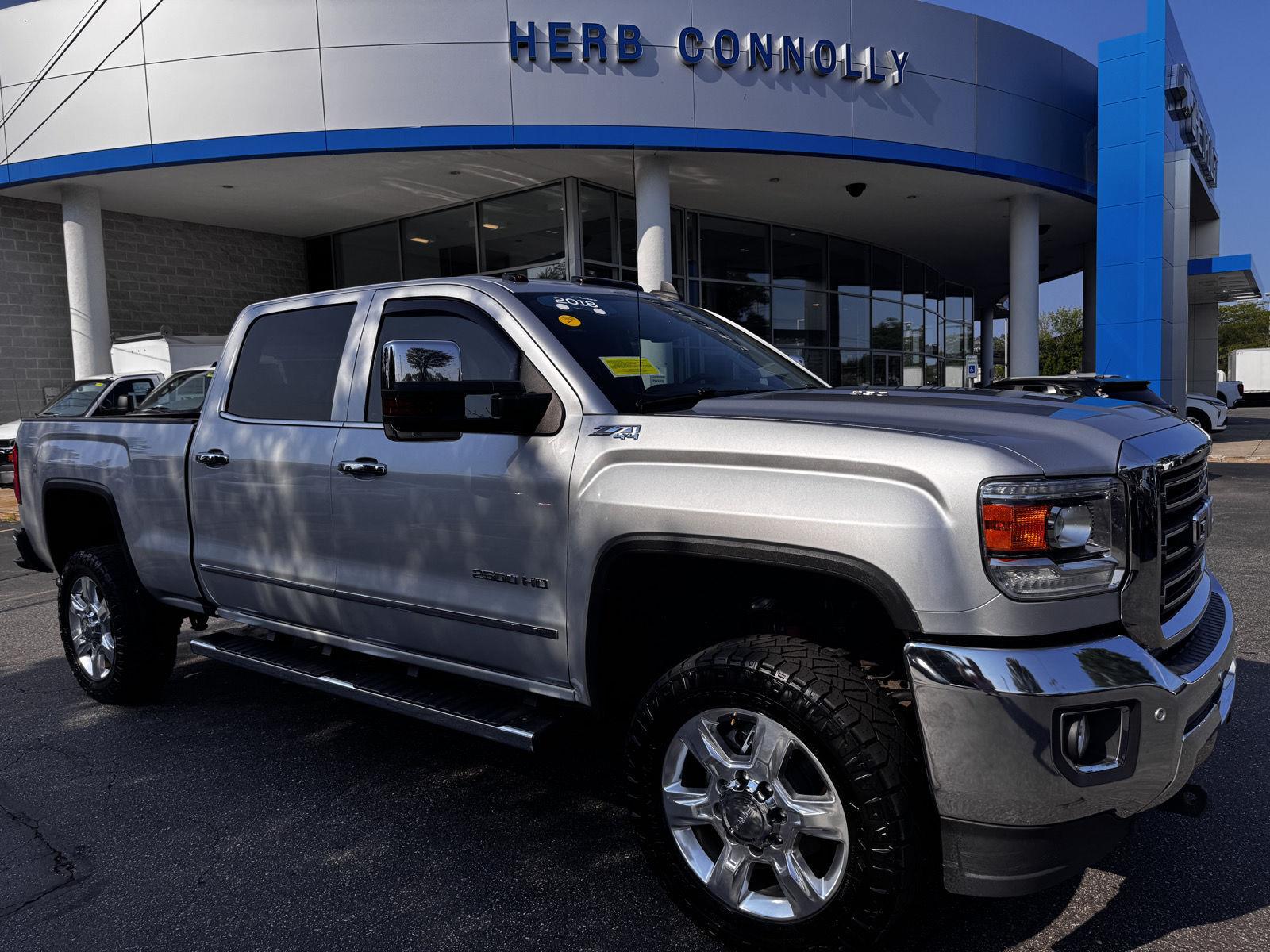 Quicksilver Metallic 2018 GMC Sierra 2500HD Pickup Truck Four-Wheel Drive 6-Speed Automatic