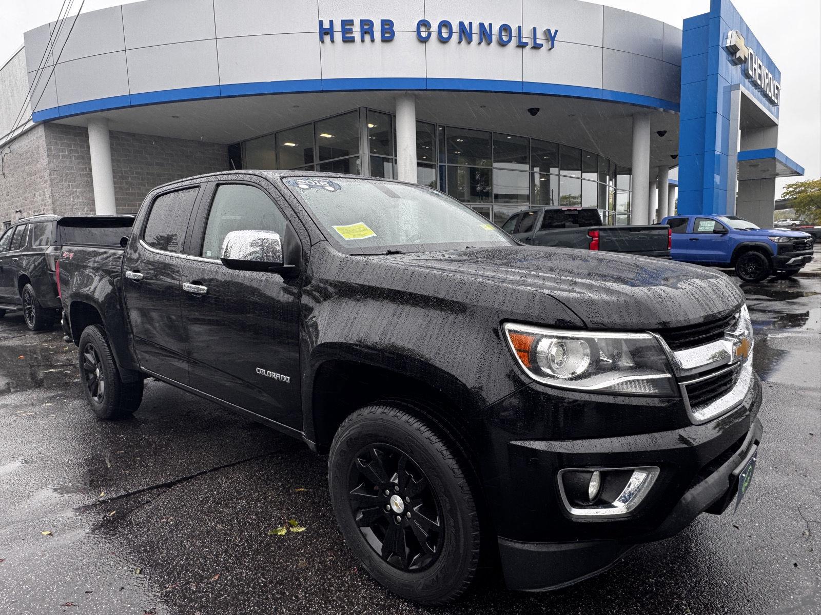 Black 2016 Chevrolet Colorado Pickup Truck Four-Wheel Drive 6-Speed Automatic