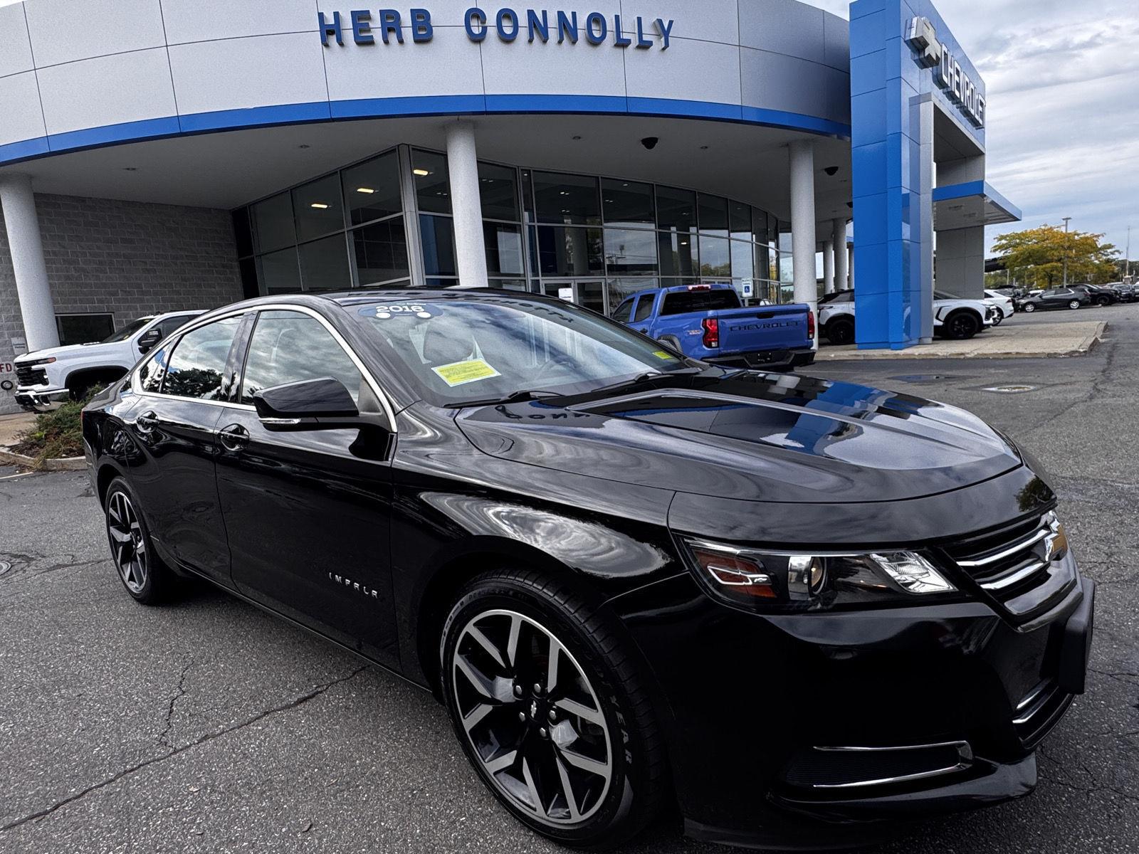 Black 2016 Chevrolet Impala Sedan Front-Wheel Drive 6-Speed Automatic Overdrive