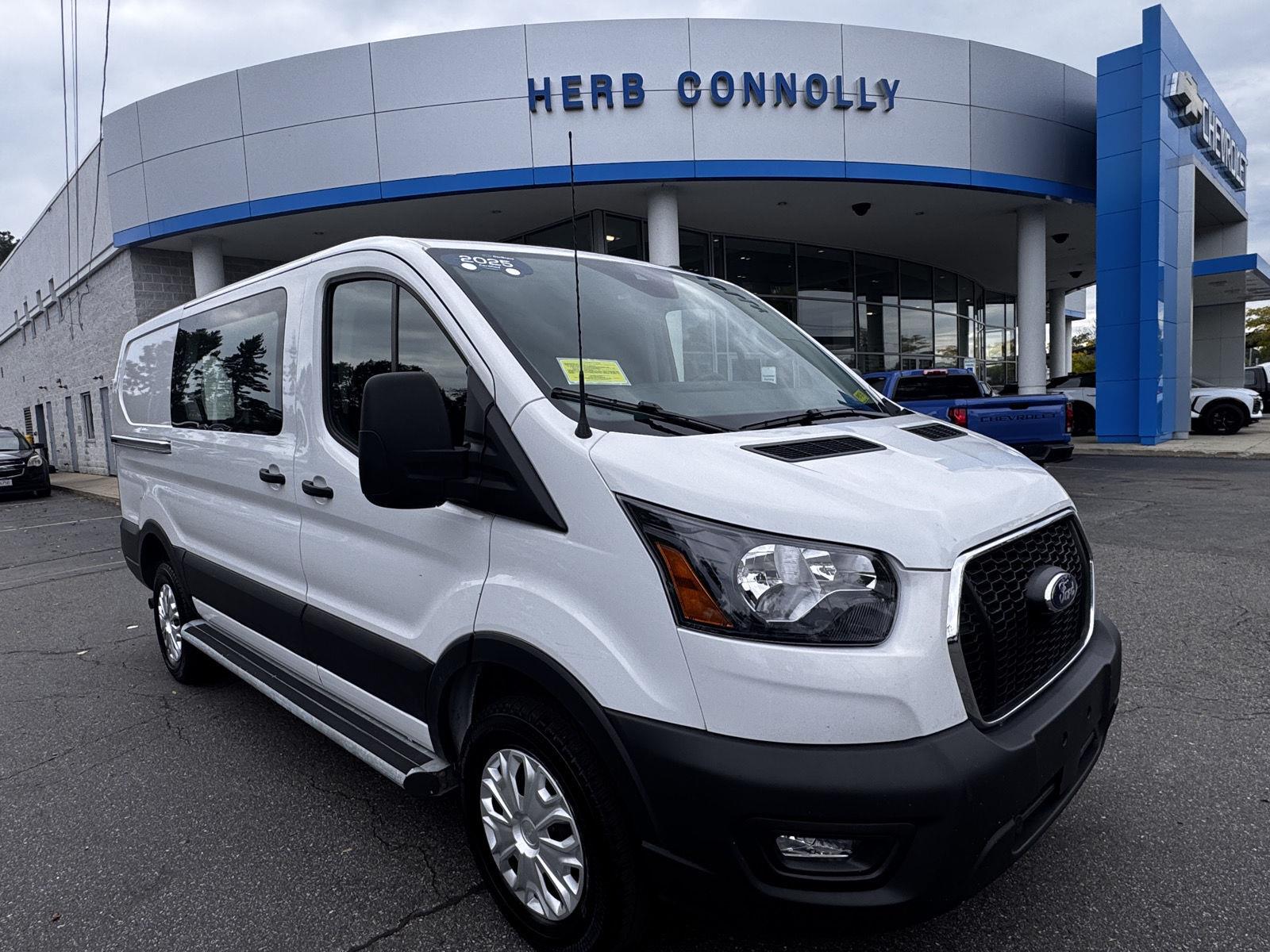 Oxford White 2025 Ford Transit Cargo Van Rear-Wheel Drive Automatic
