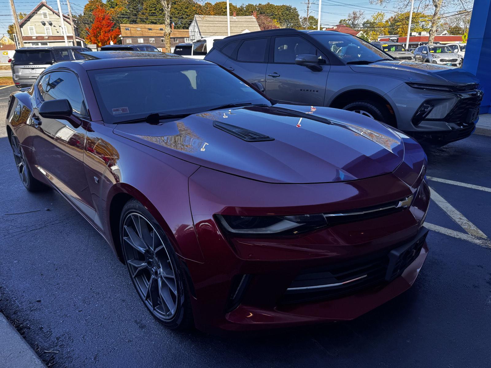 Garnet Red Tintcoat 2017 Chevrolet Camaro Coupe Rear-Wheel Drive 8-Speed Automatic