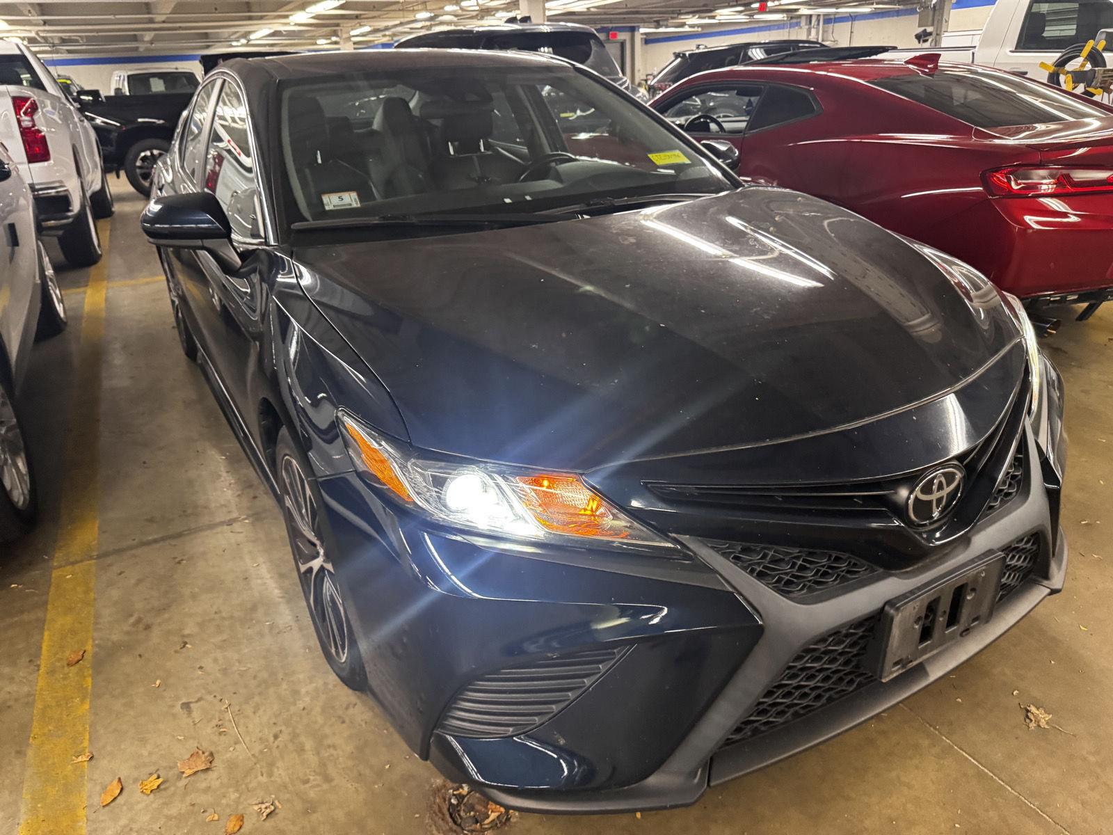 Teal (Galactic Aqua Mica) 2019 Toyota Camry Sedan Front-Wheel Drive Automatic