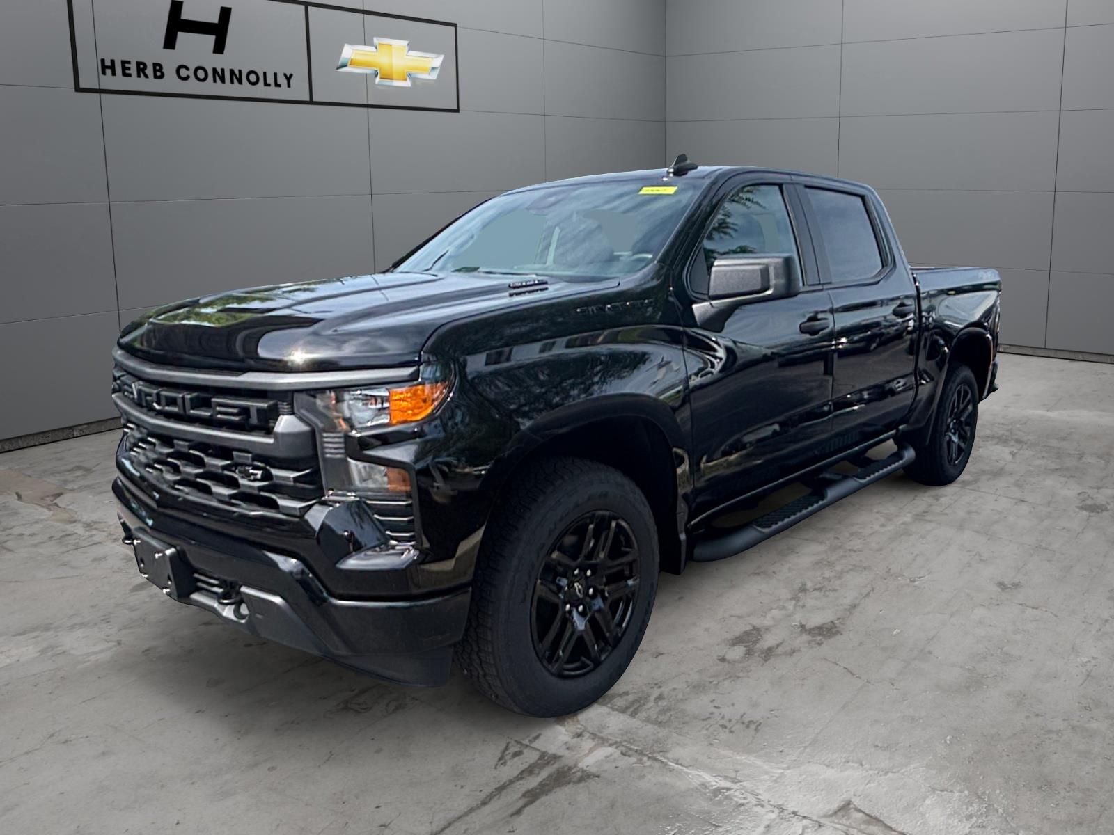 Black 2026 Chevrolet Silverado 1500 Pickup Truck Four-Wheel Drive 8-Speed Automatic
