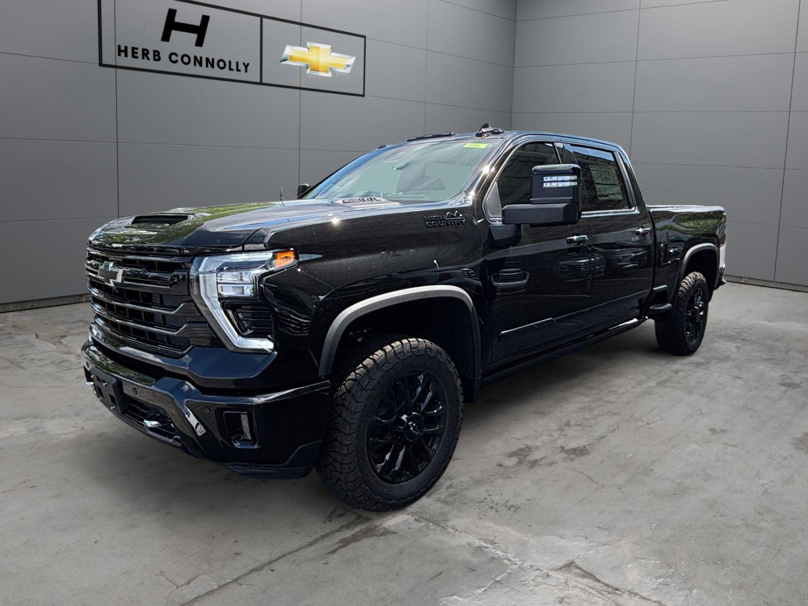 Black 2026 Chevrolet Silverado 2500HD Pickup Truck Four-Wheel Drive Automatic